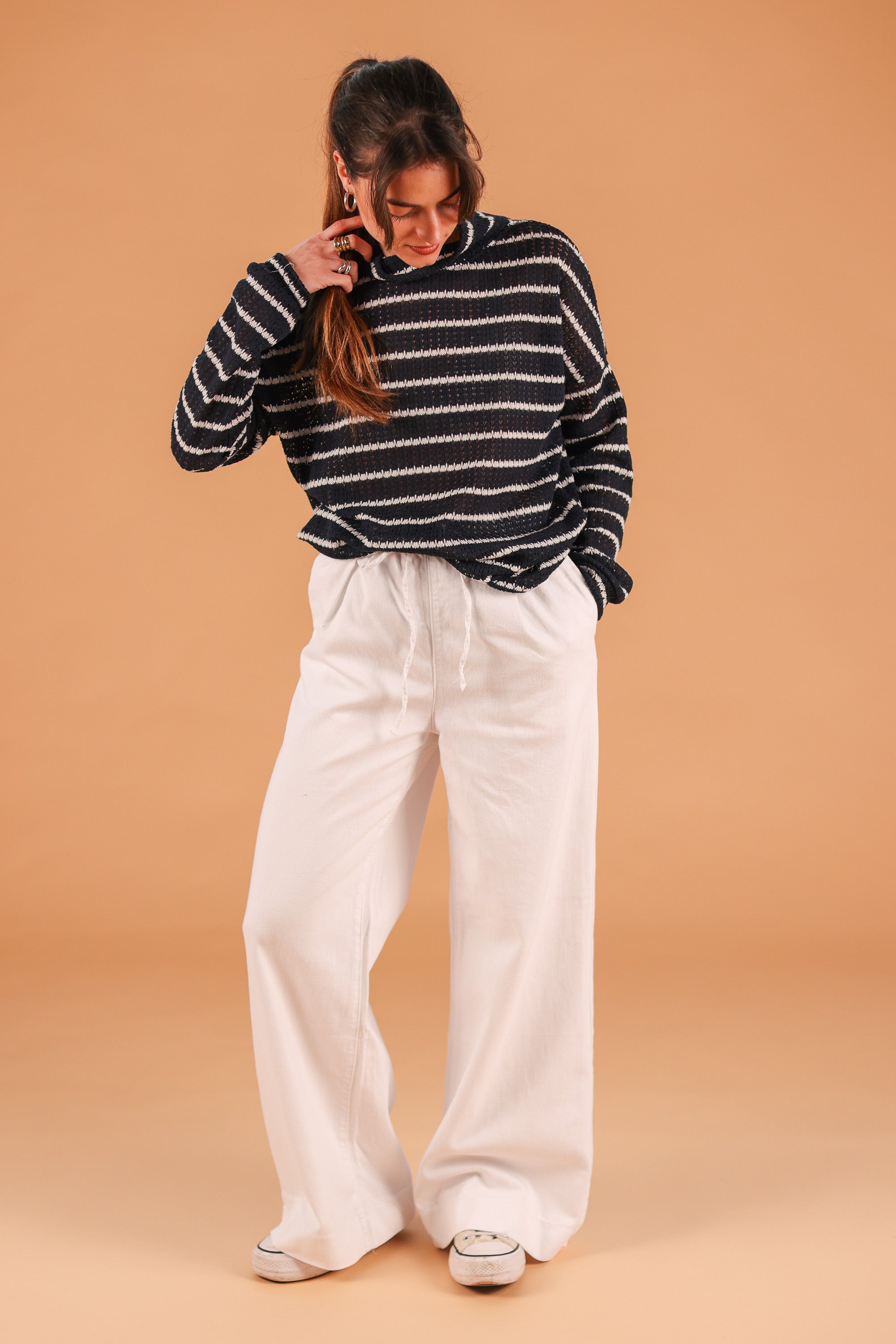 Denim Pants Navea White