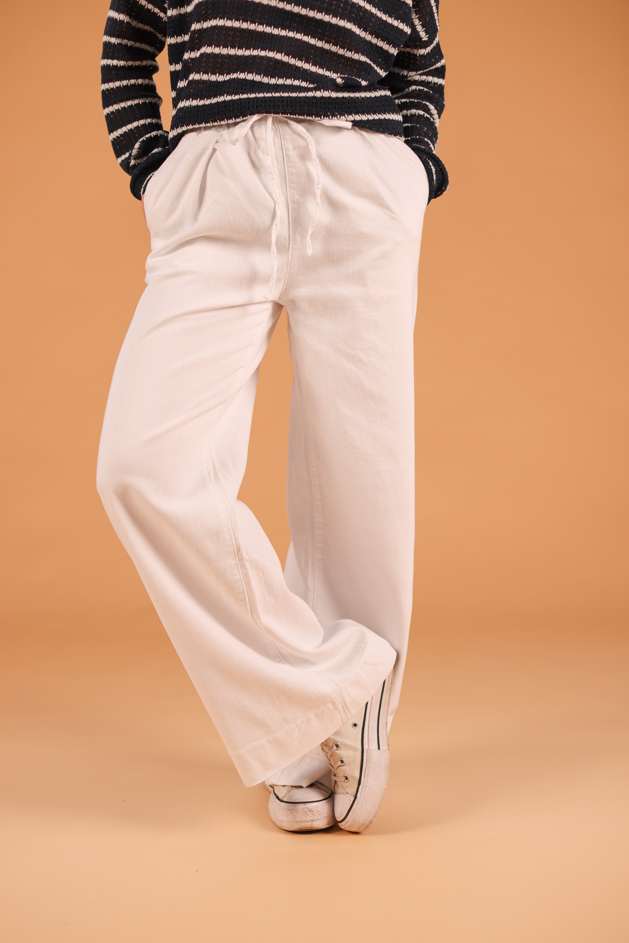 Denim Pants Navea White