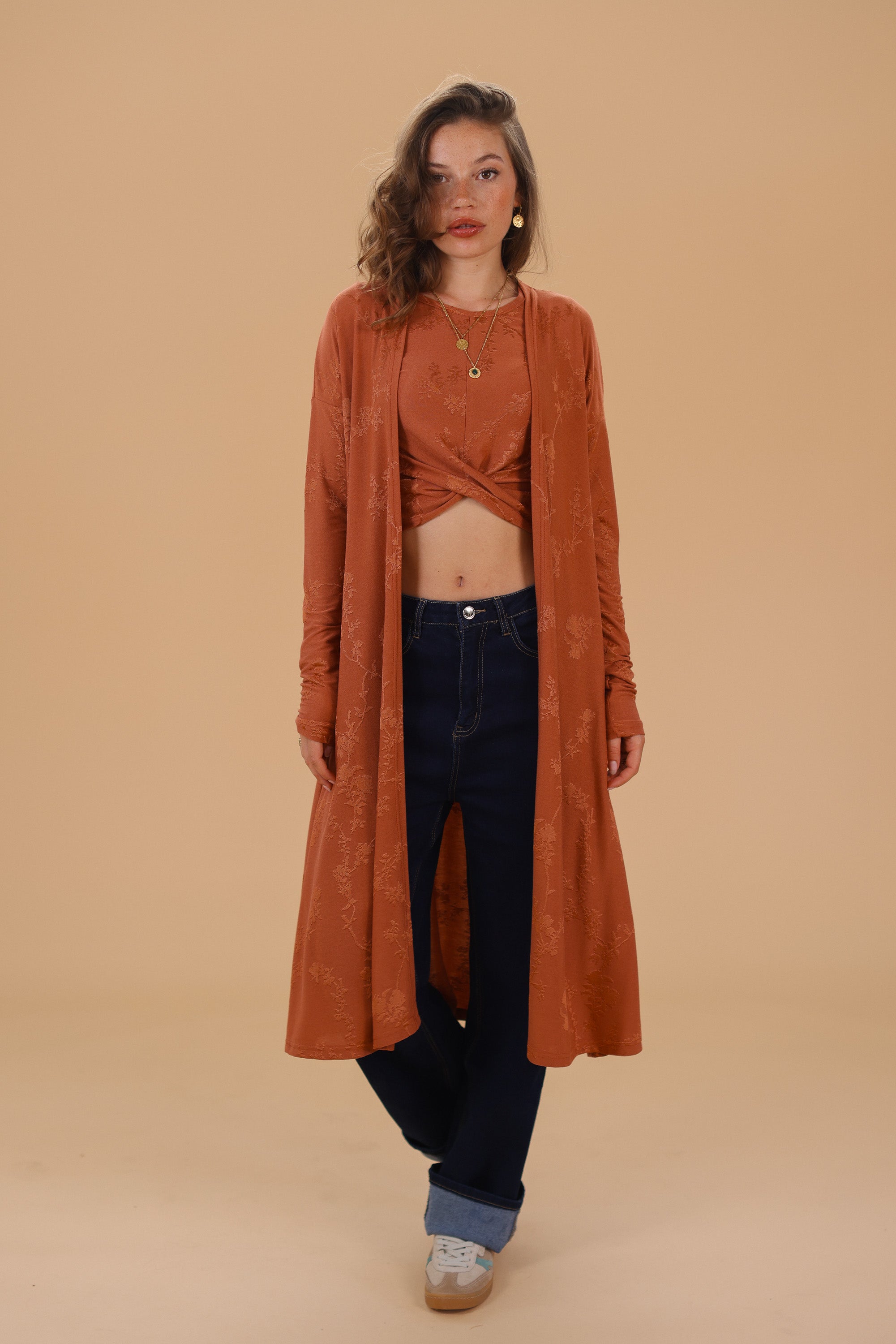 Cardigan Aveline Ginger Flowers