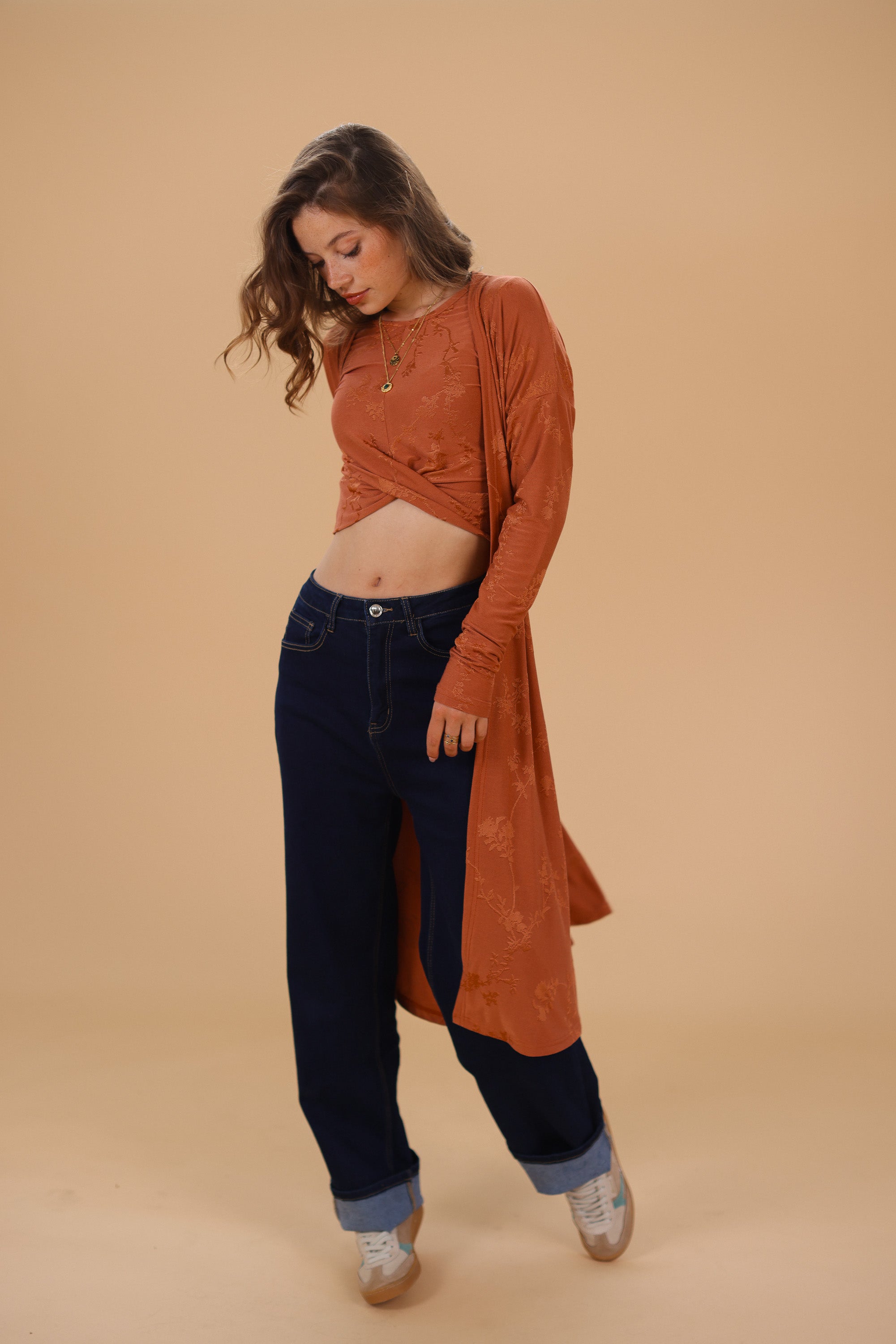 Cardigan Aveline Ginger Flowers