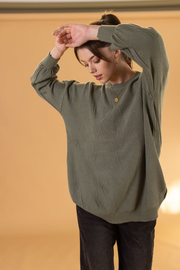 Strickpullover Henri Khaki