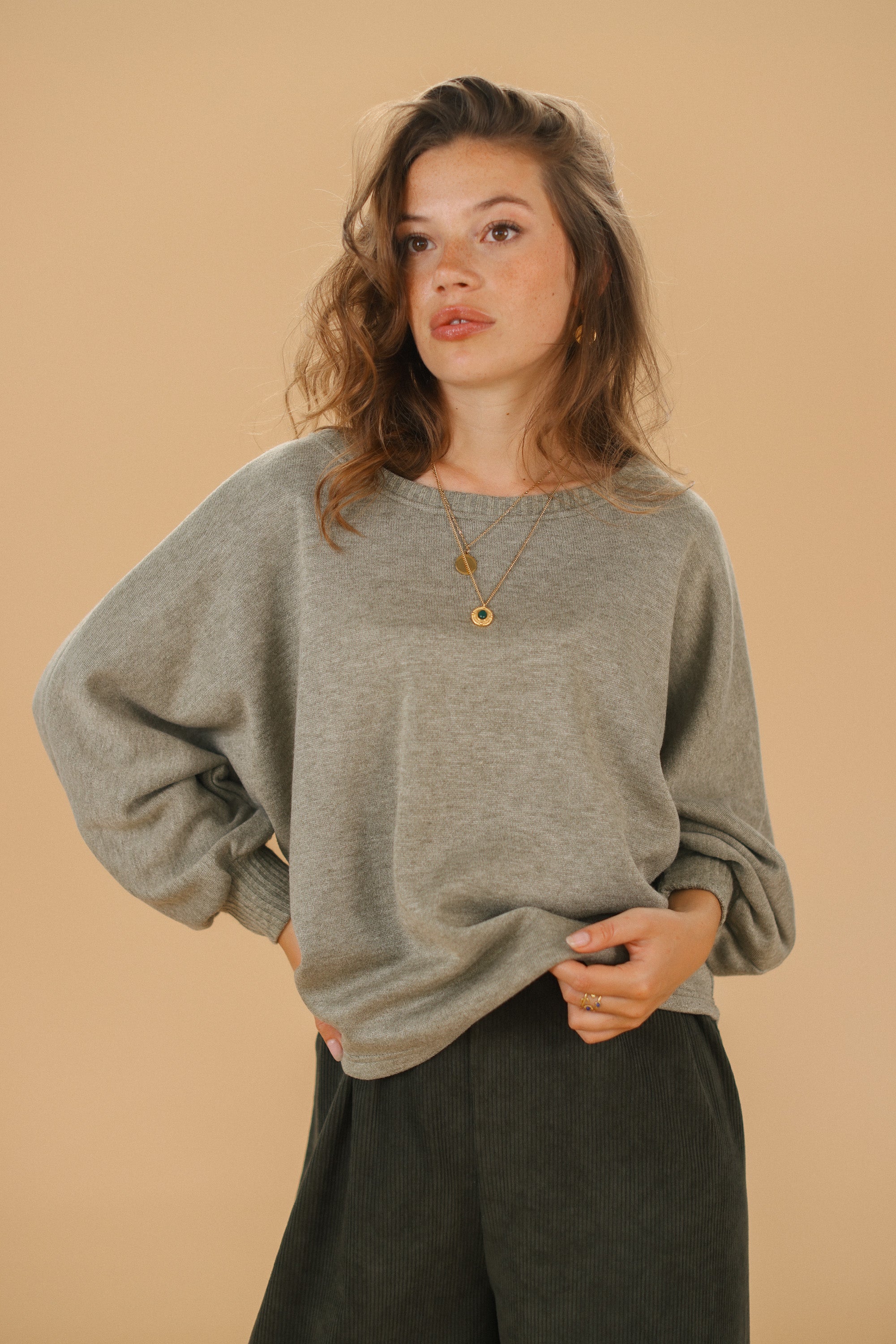 Sweater Idris Khaki