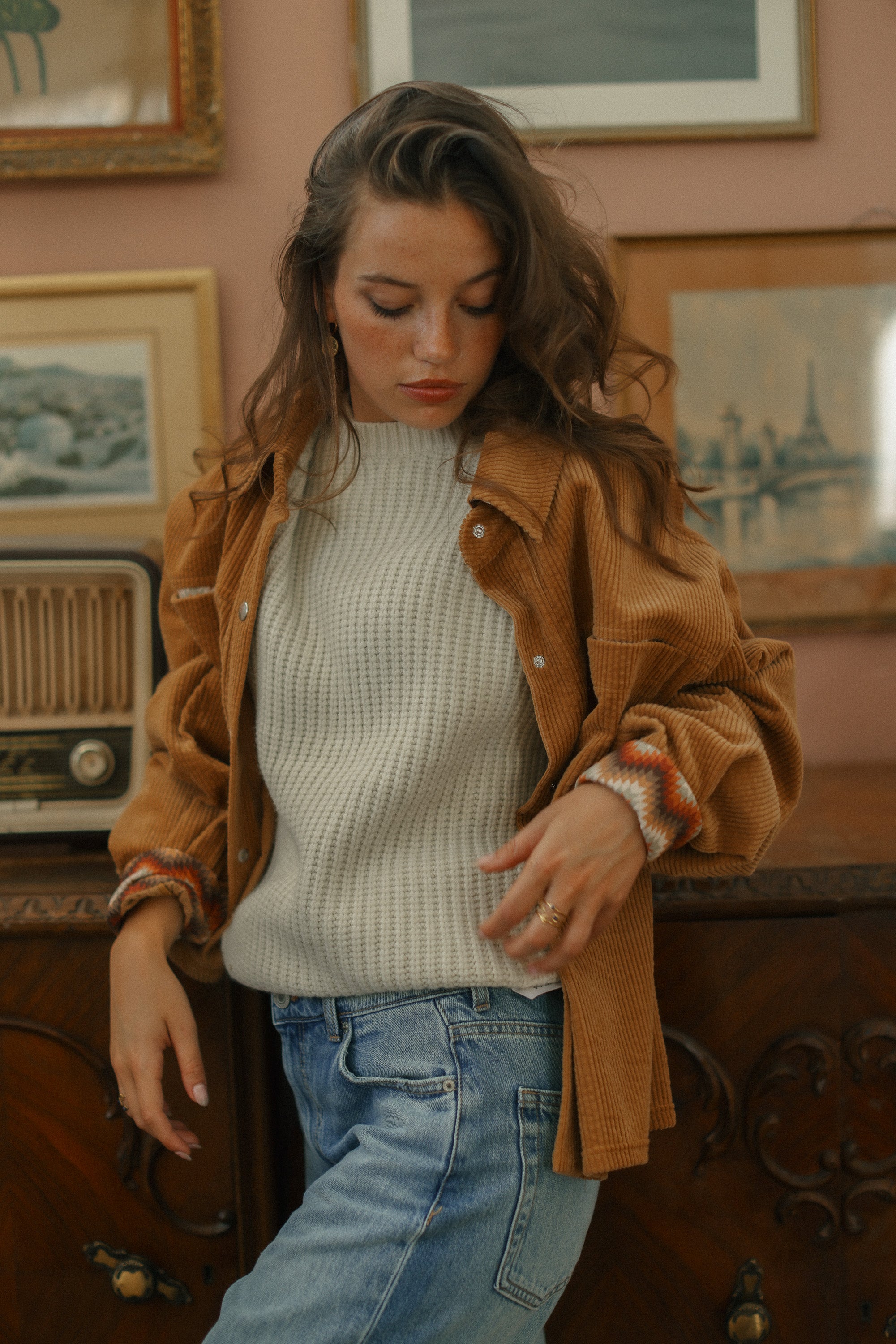 Knit Sweater Rolly Beige