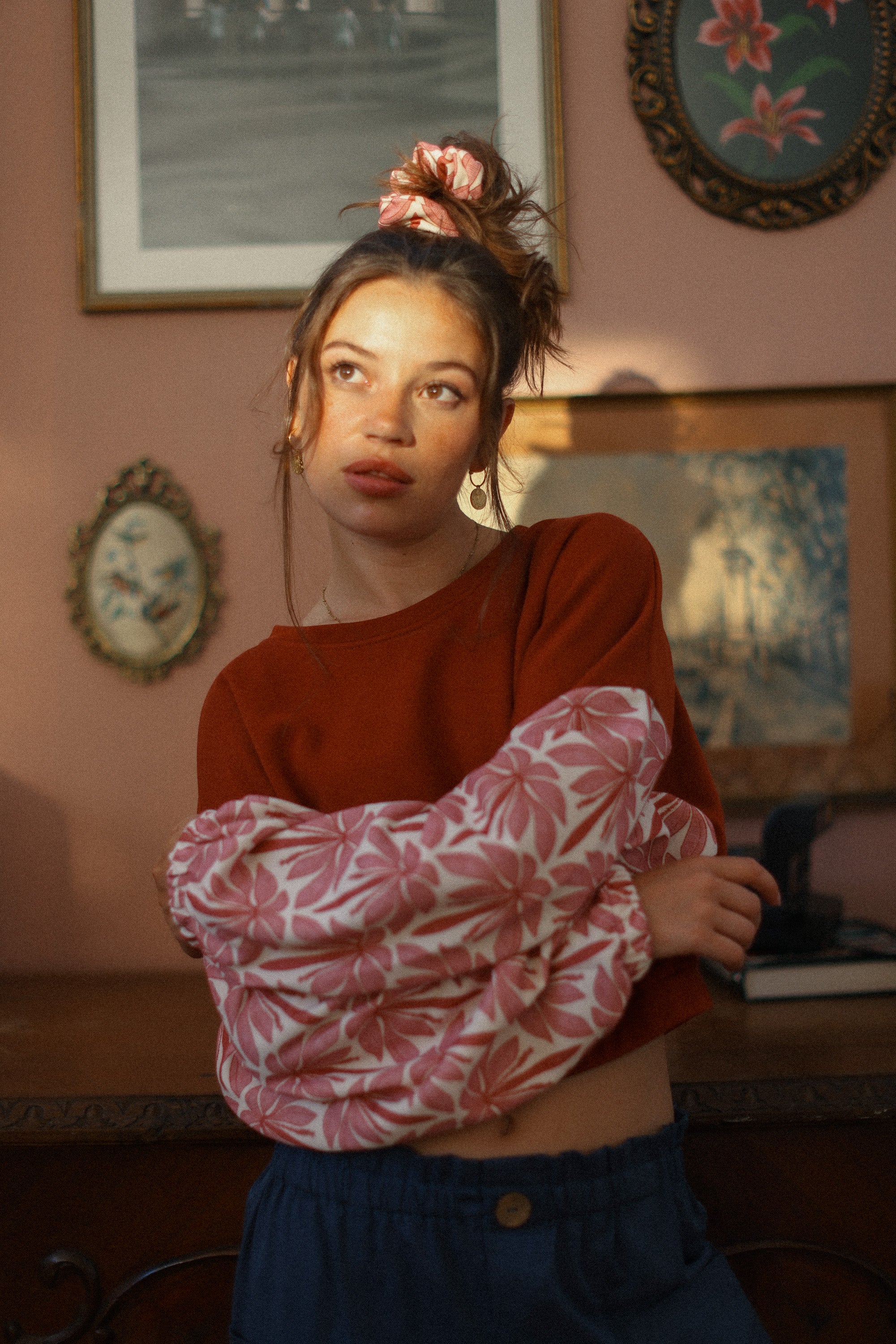 Scrunchie Rose Palms