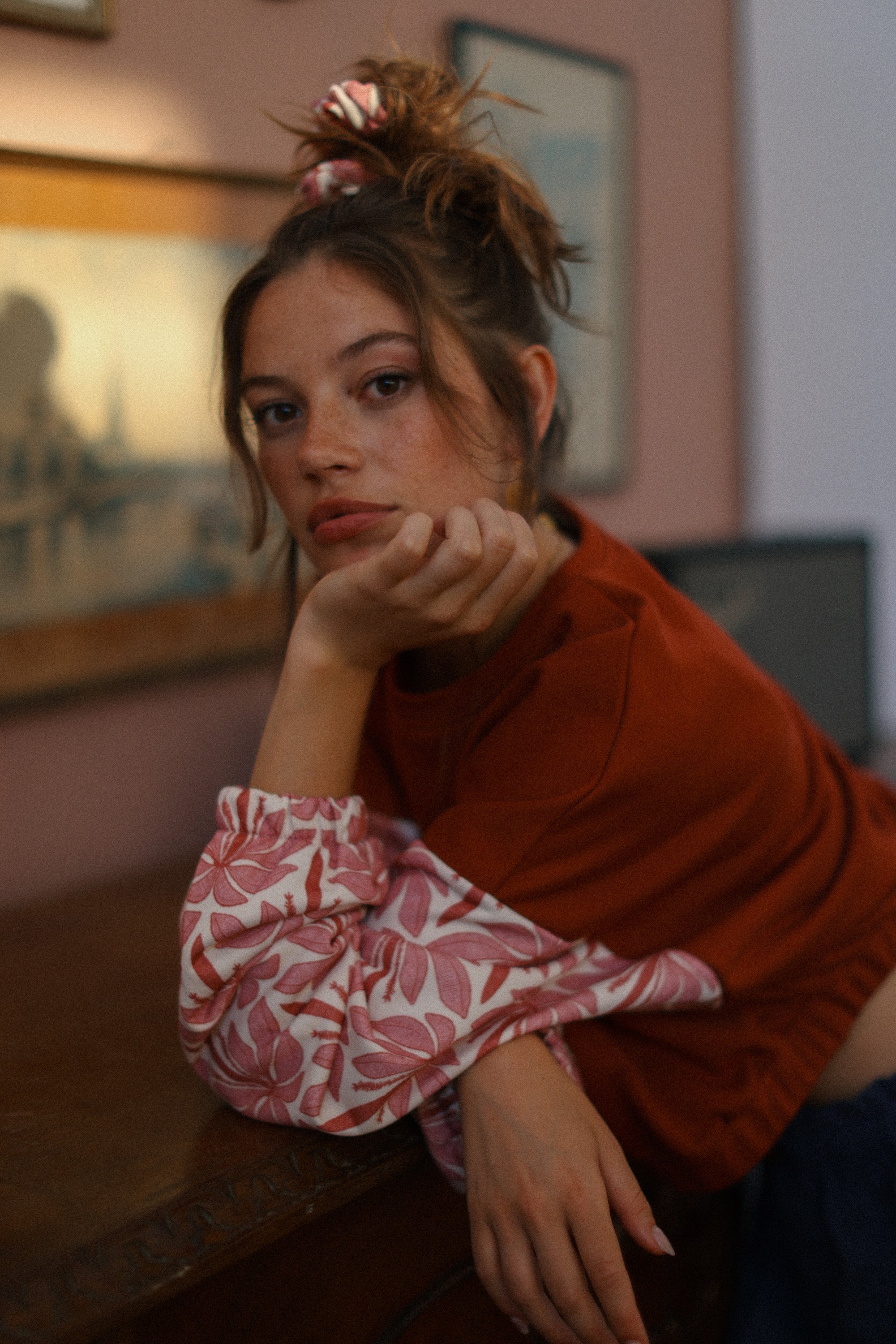 Scrunchie Rose Palms