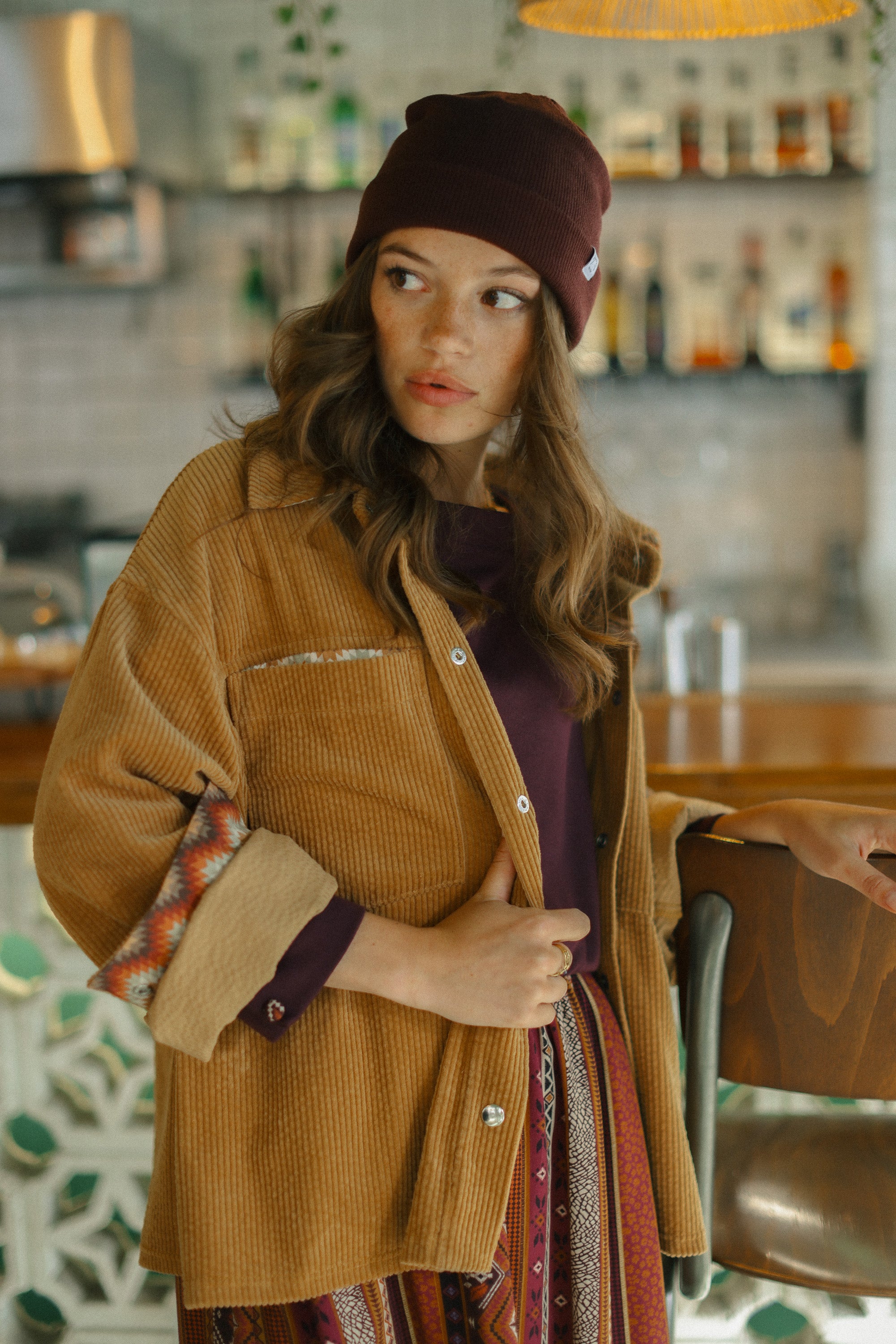 Beanie Ollie Burgundy