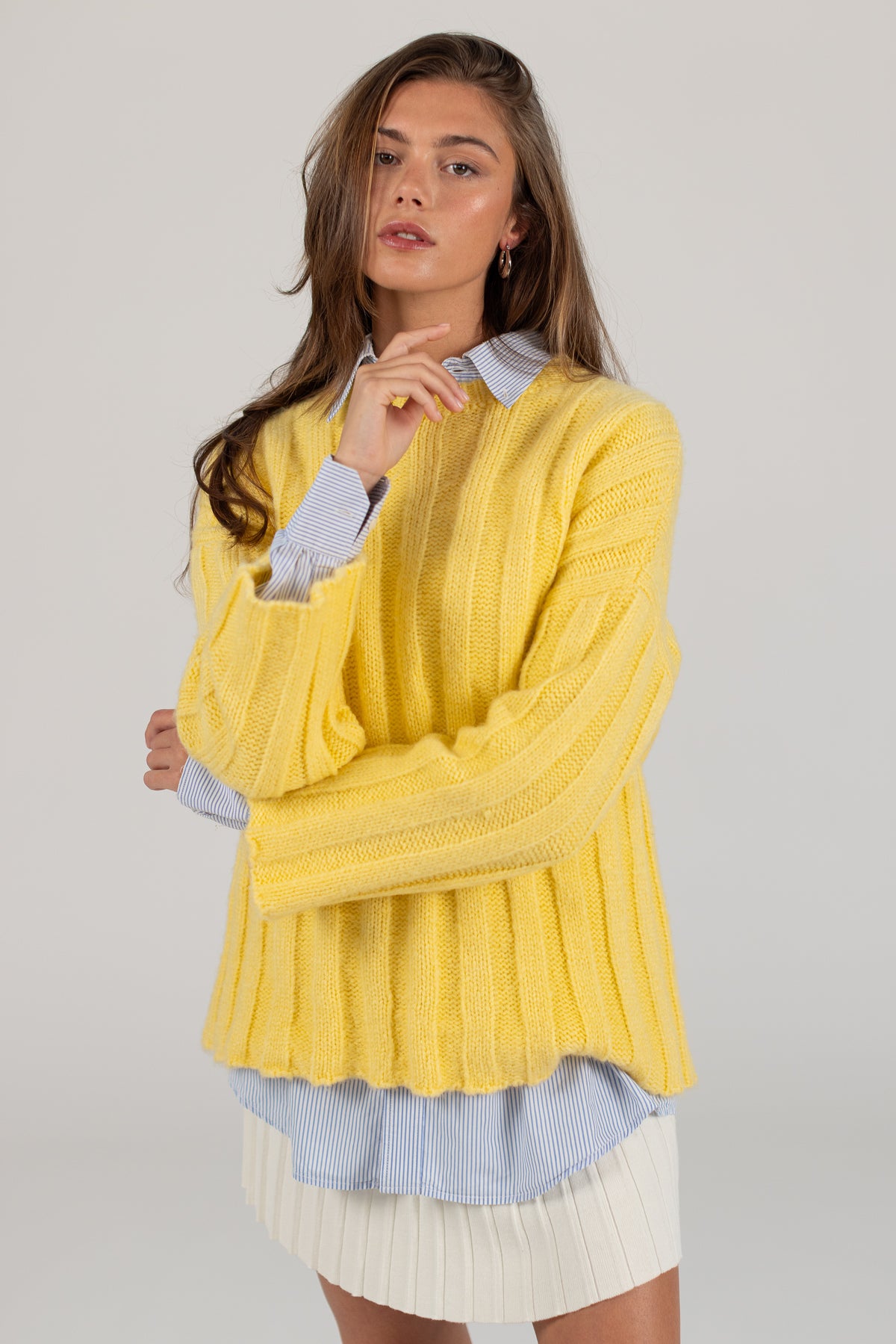 Knit Sweater Bobbie Lemon