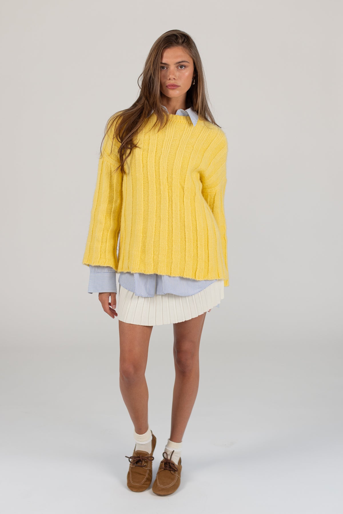 Knit Sweater Bobbie Lemon