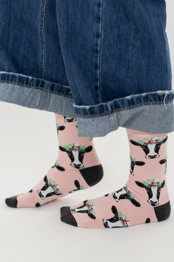 Socken Moo Rosa