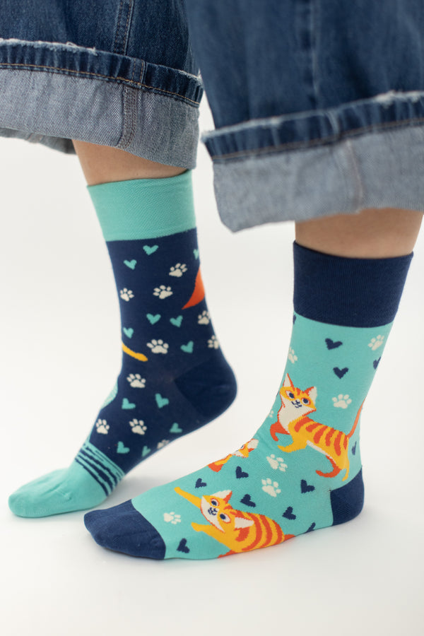 Socken Toulouse Blau