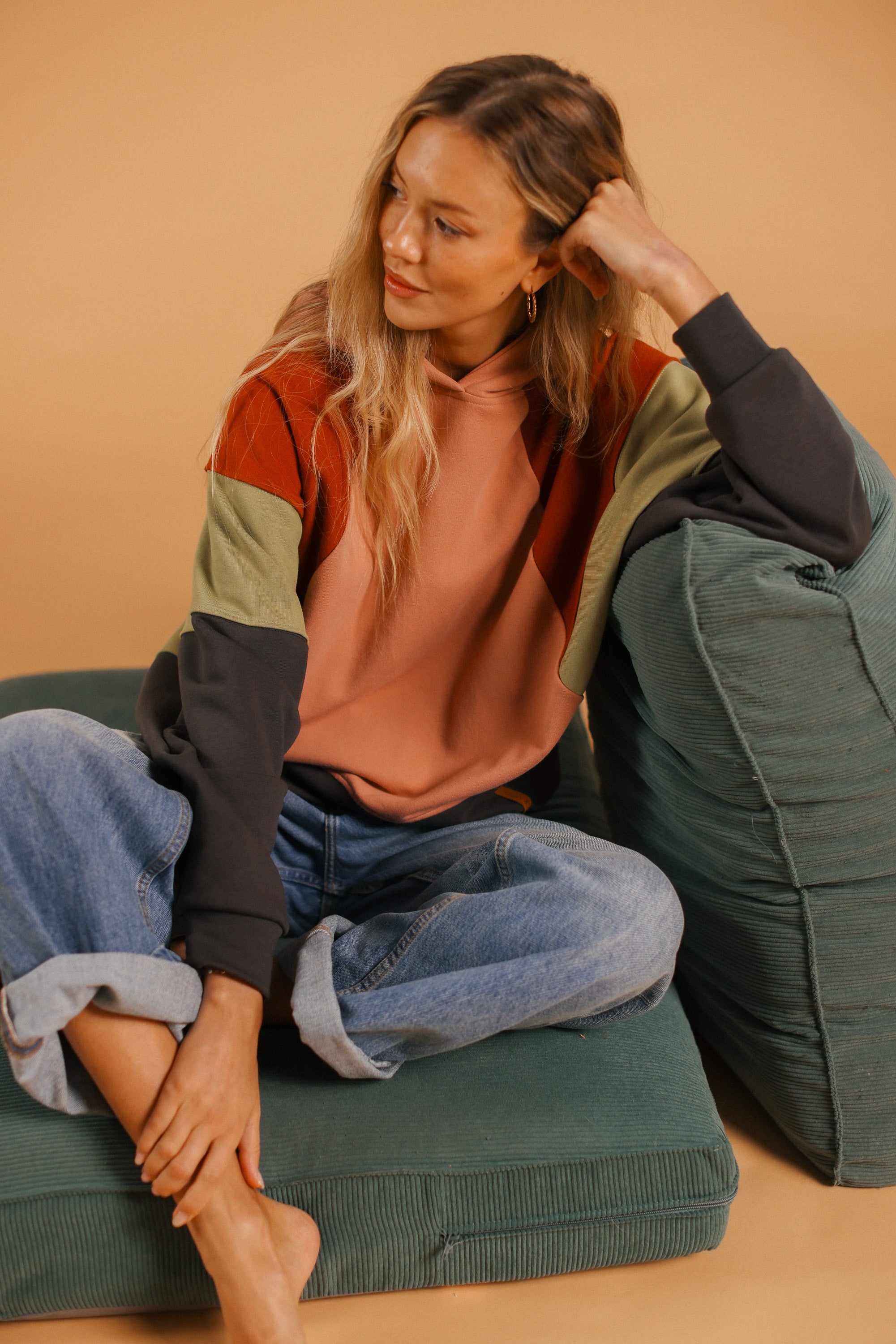 Hoodie Sweeney Dusty Pink