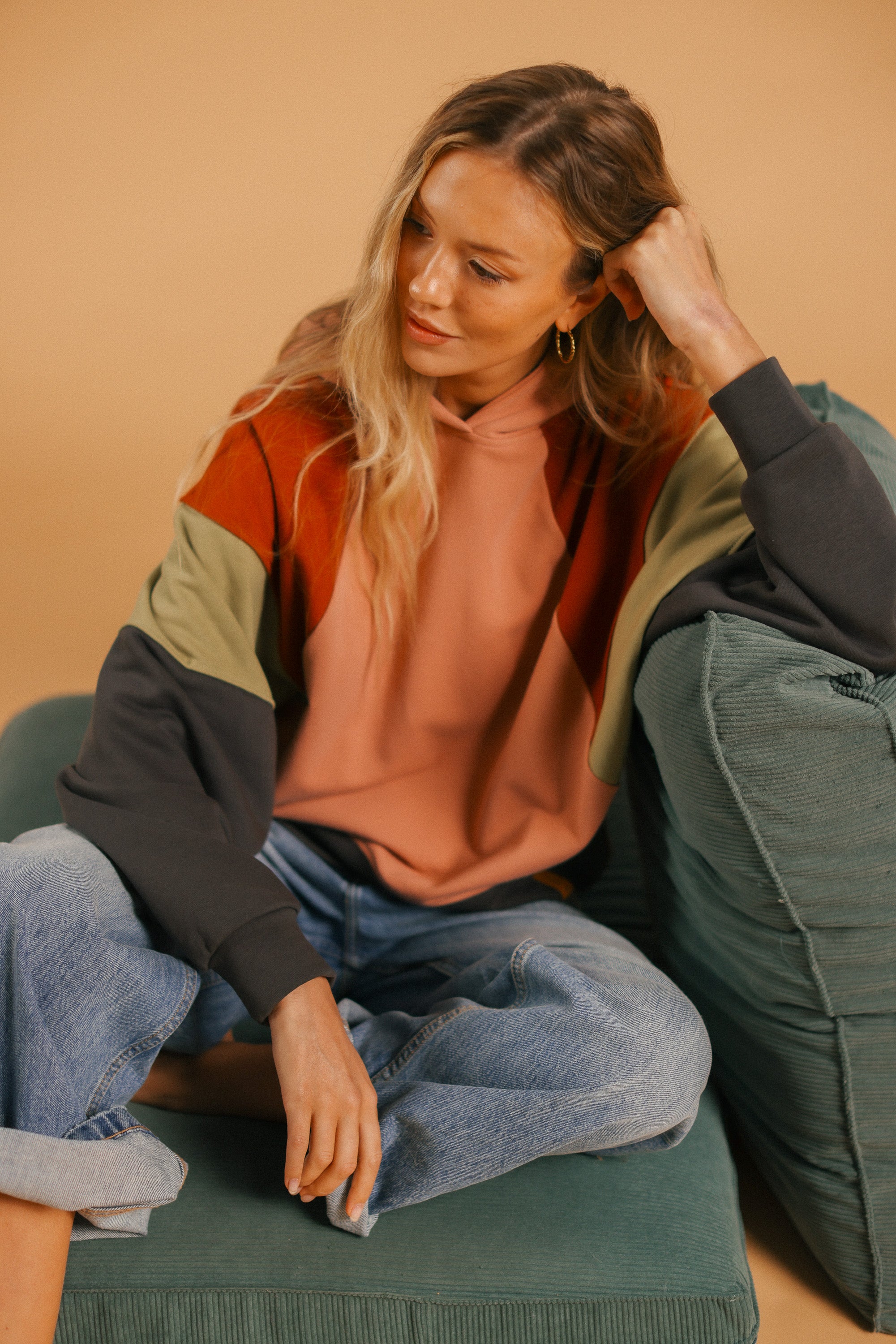 Hoodie Sweeney Dusty Pink