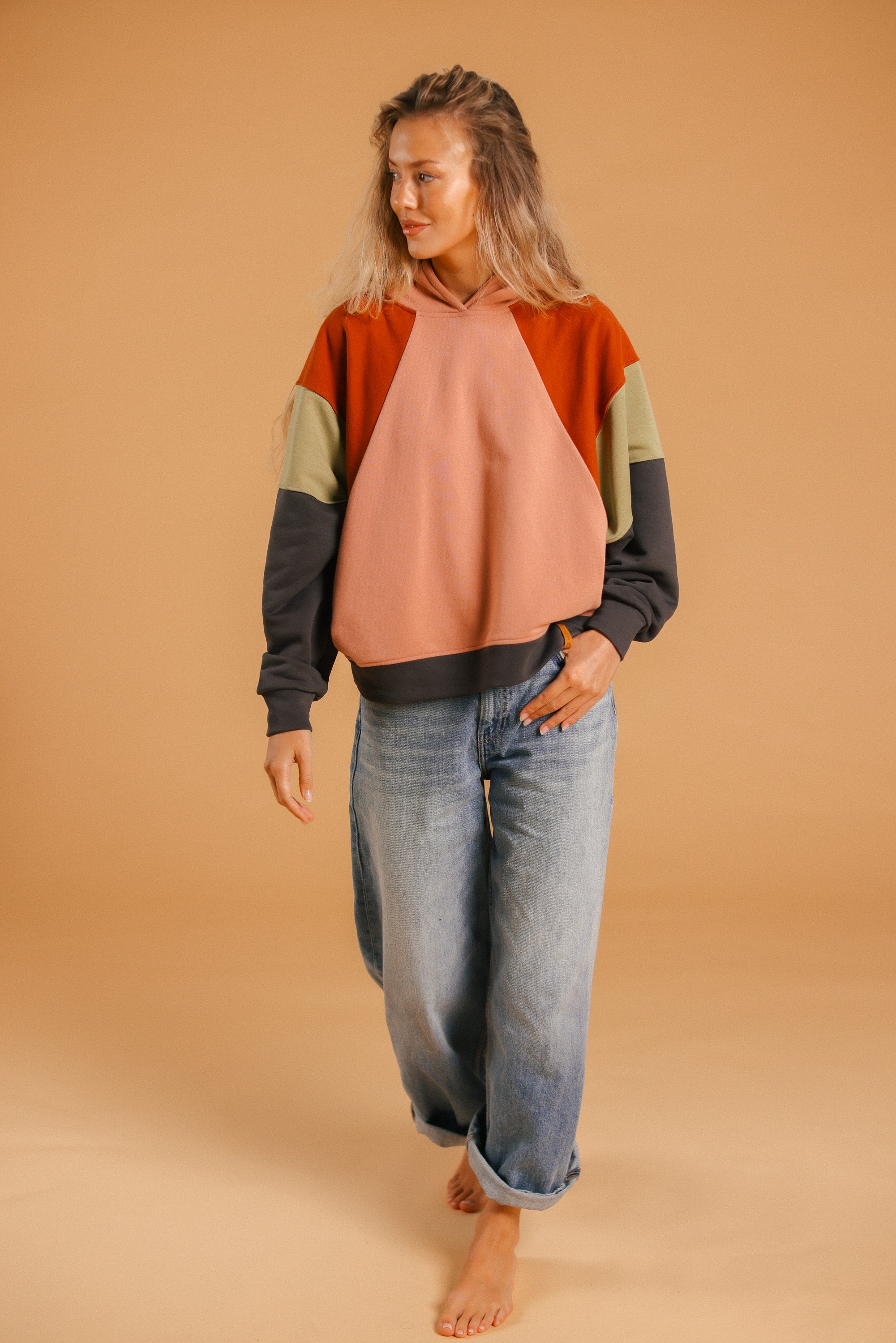 Hoodie Sweeney Dusty Pink