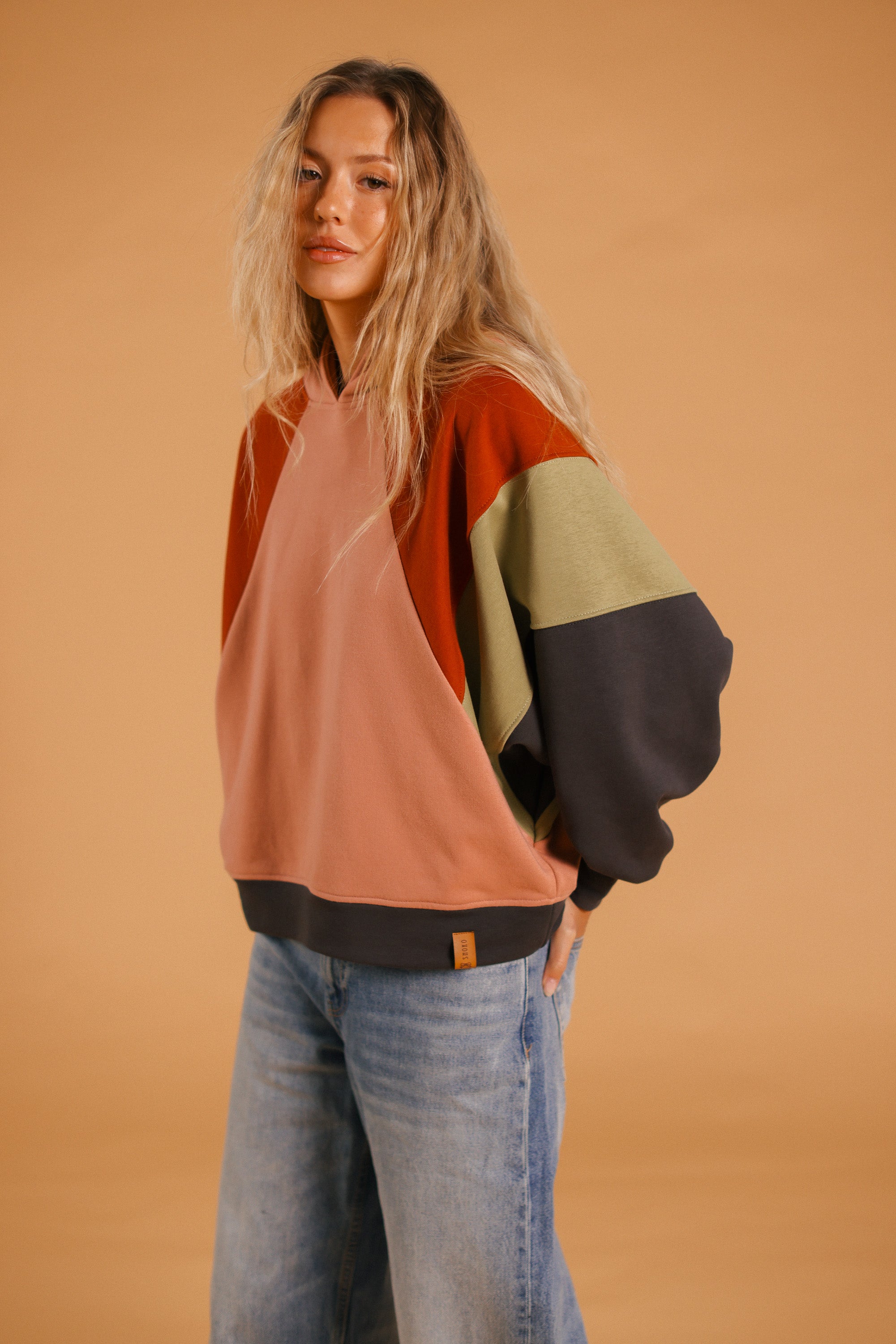 Hoodie Sweeney Dusty Pink