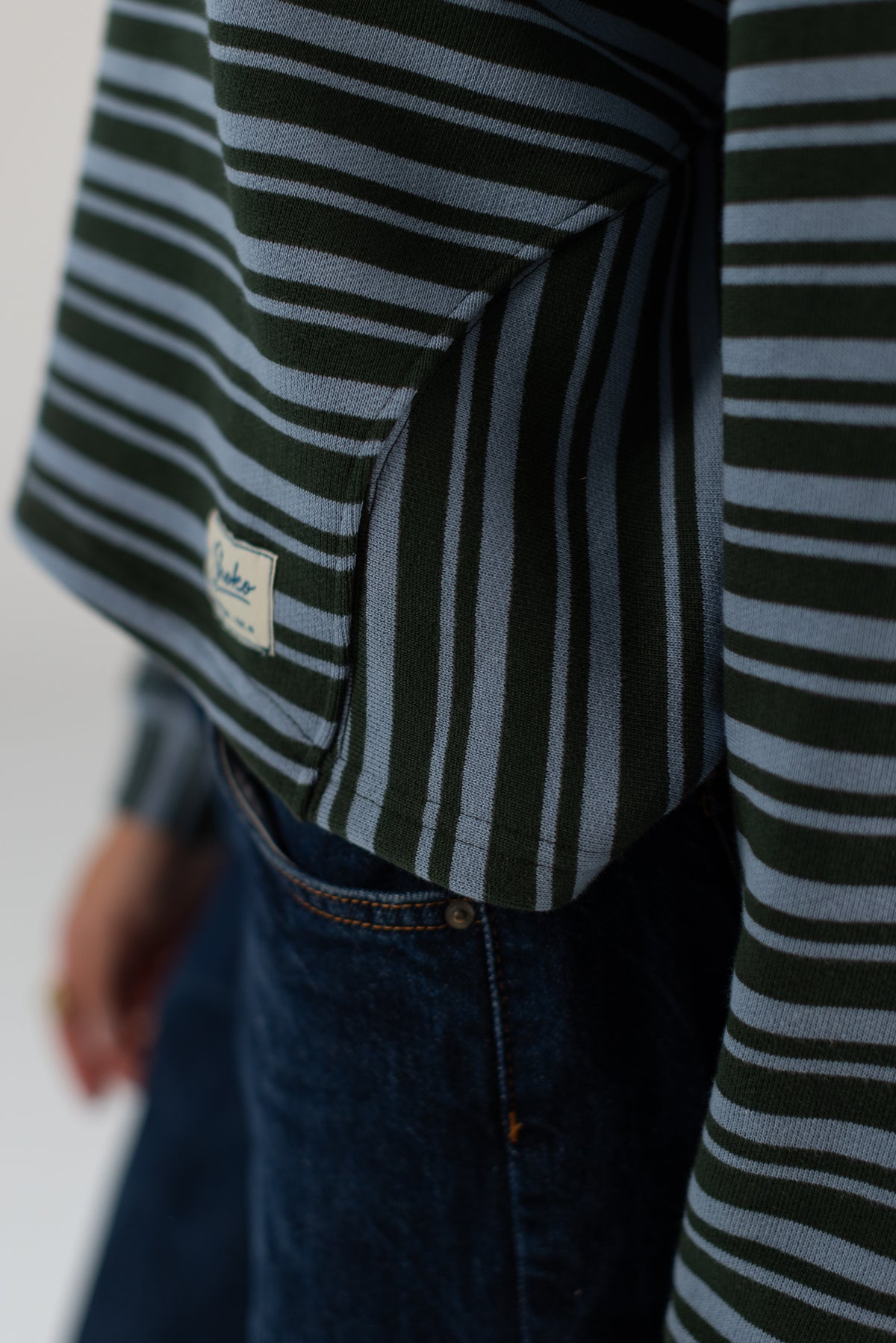 Sweater Harry Green Stripes
