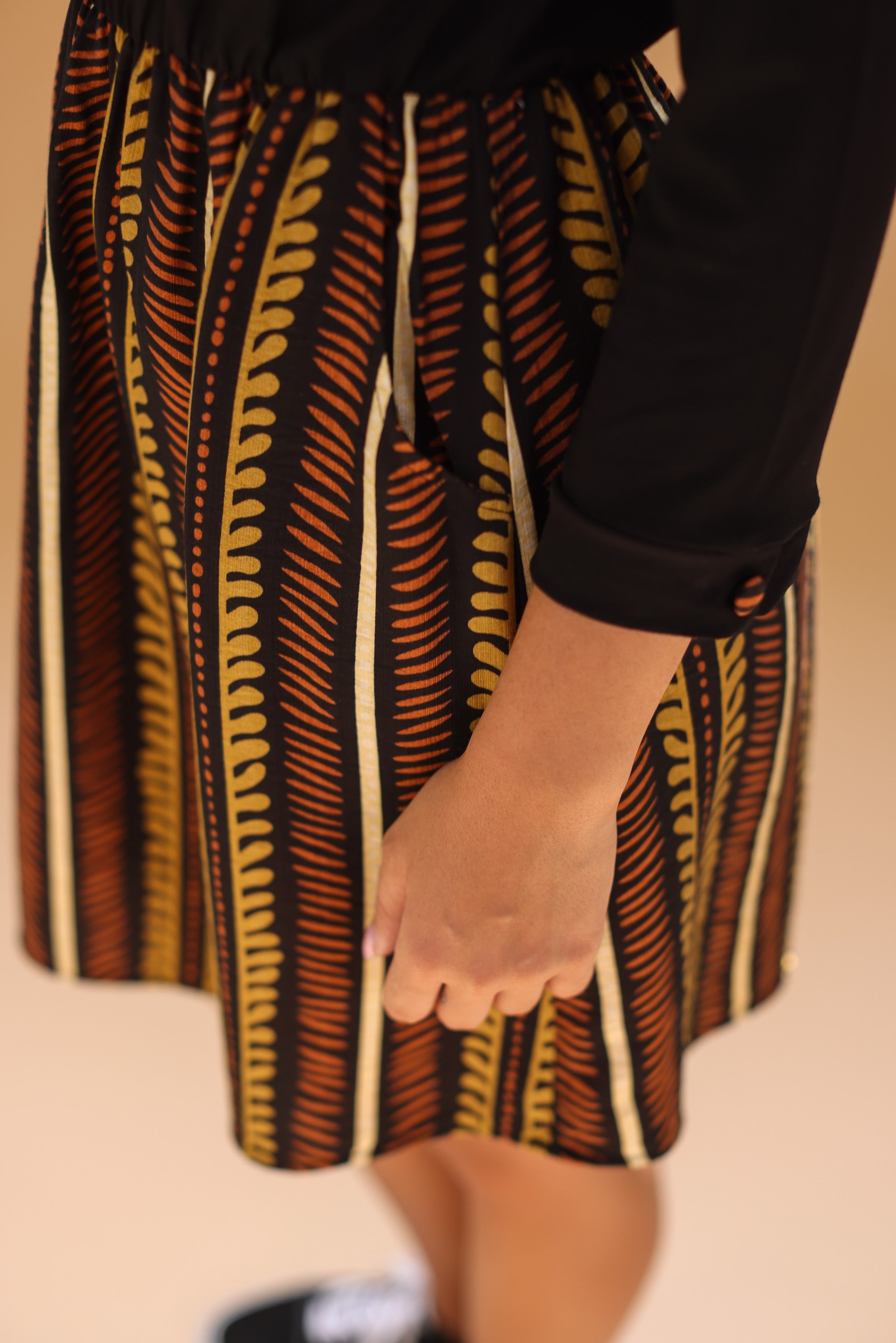 Dress Luiza Ethnic Leaves