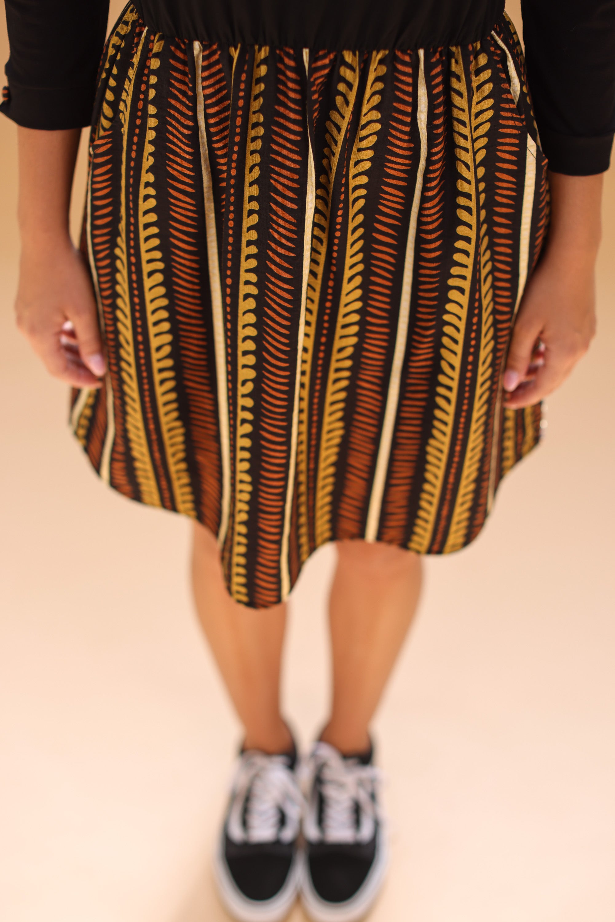 Dress Luiza Ethnic Leaves