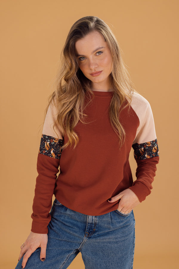 Pullover Sharon Terracotta Fox Ecru