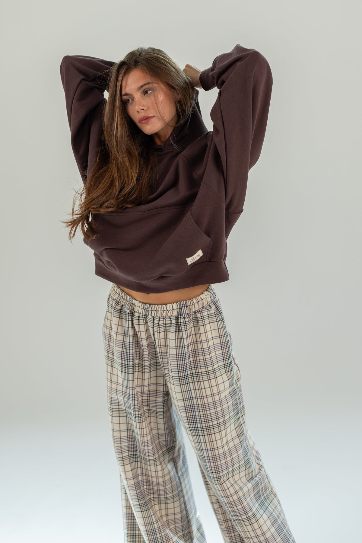 Hoodie Mae Chocolate Brown