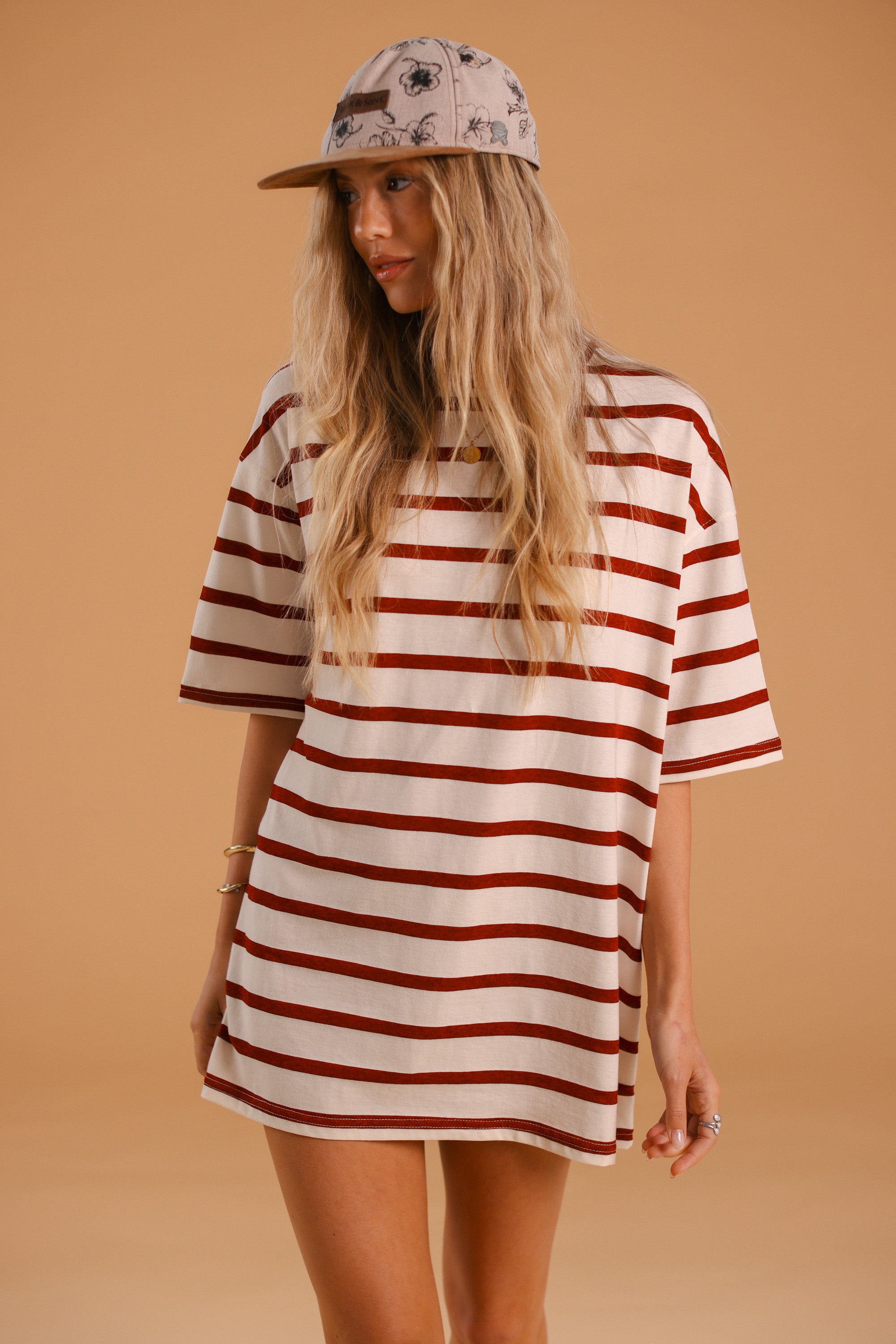 Dress Manuela Red Stripes