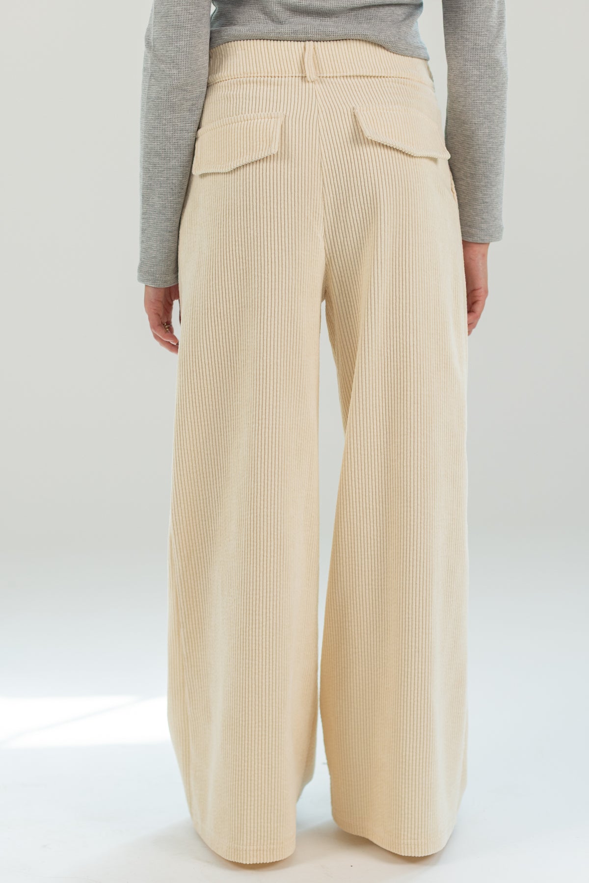 Trousers Didi Cream Corduroy