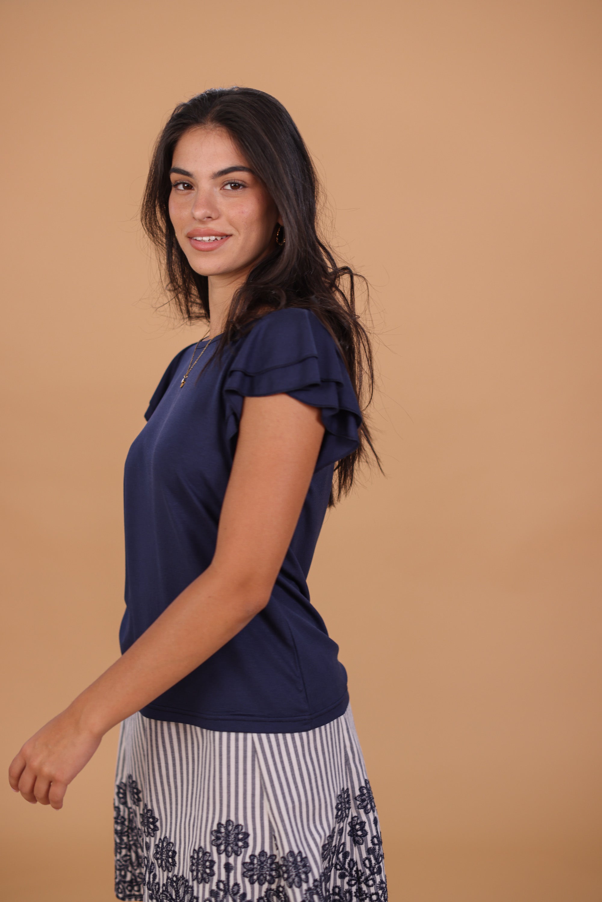 Top Odile Navy