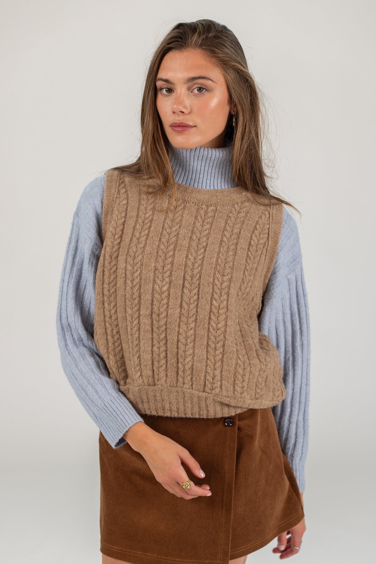 Knit Sweater Ronnie Light Blue