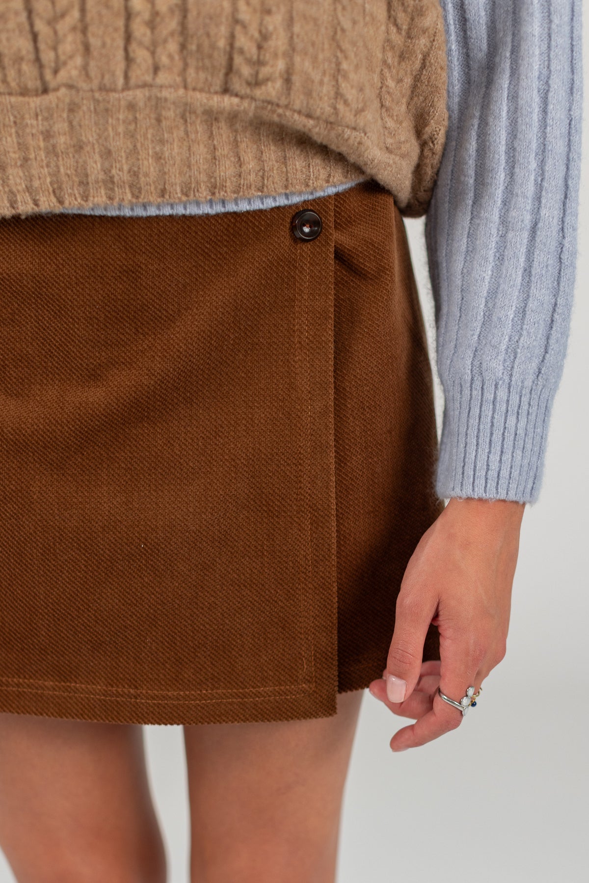 Skirt Deb Brown Twill