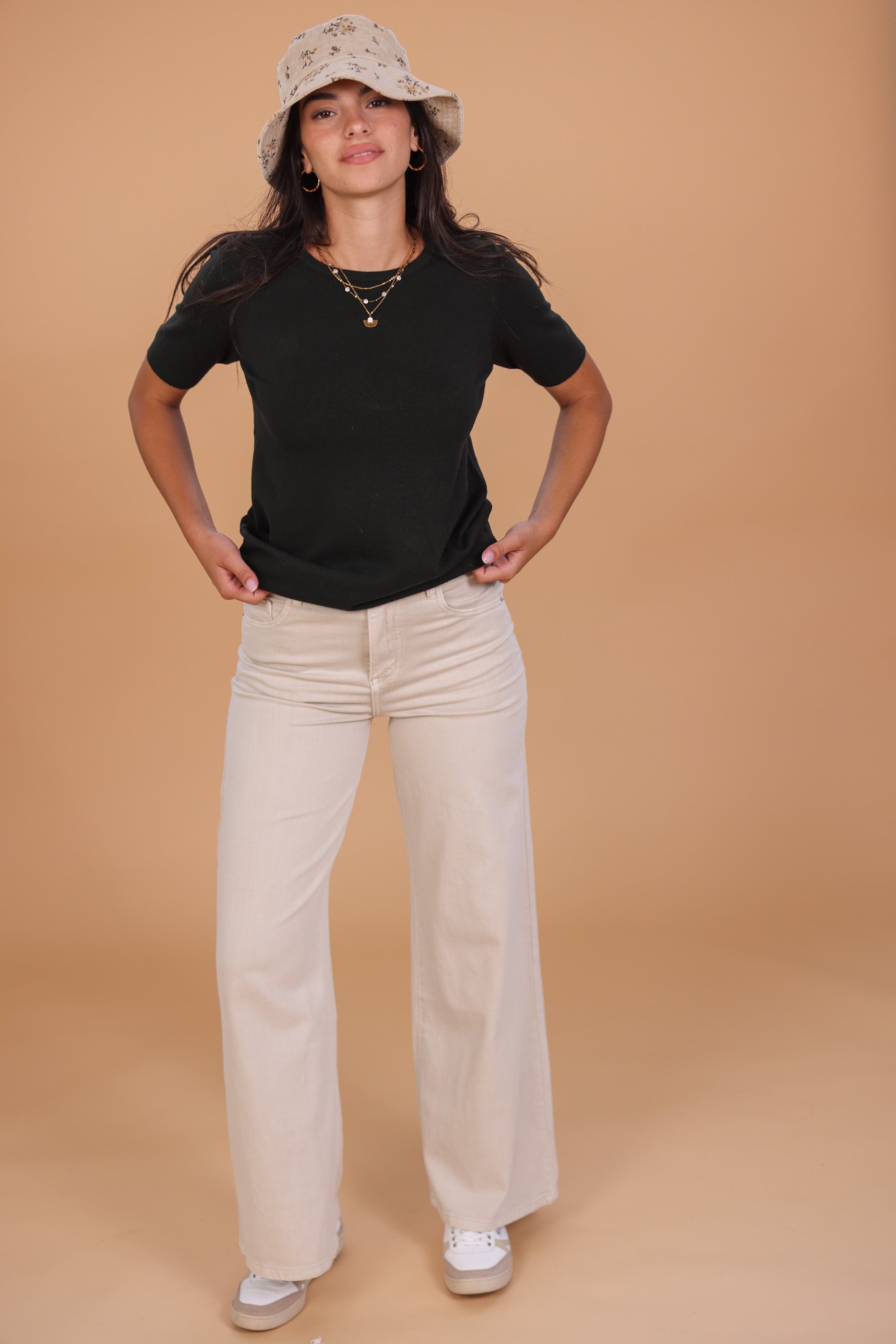 Denim Pants Bethany Cream