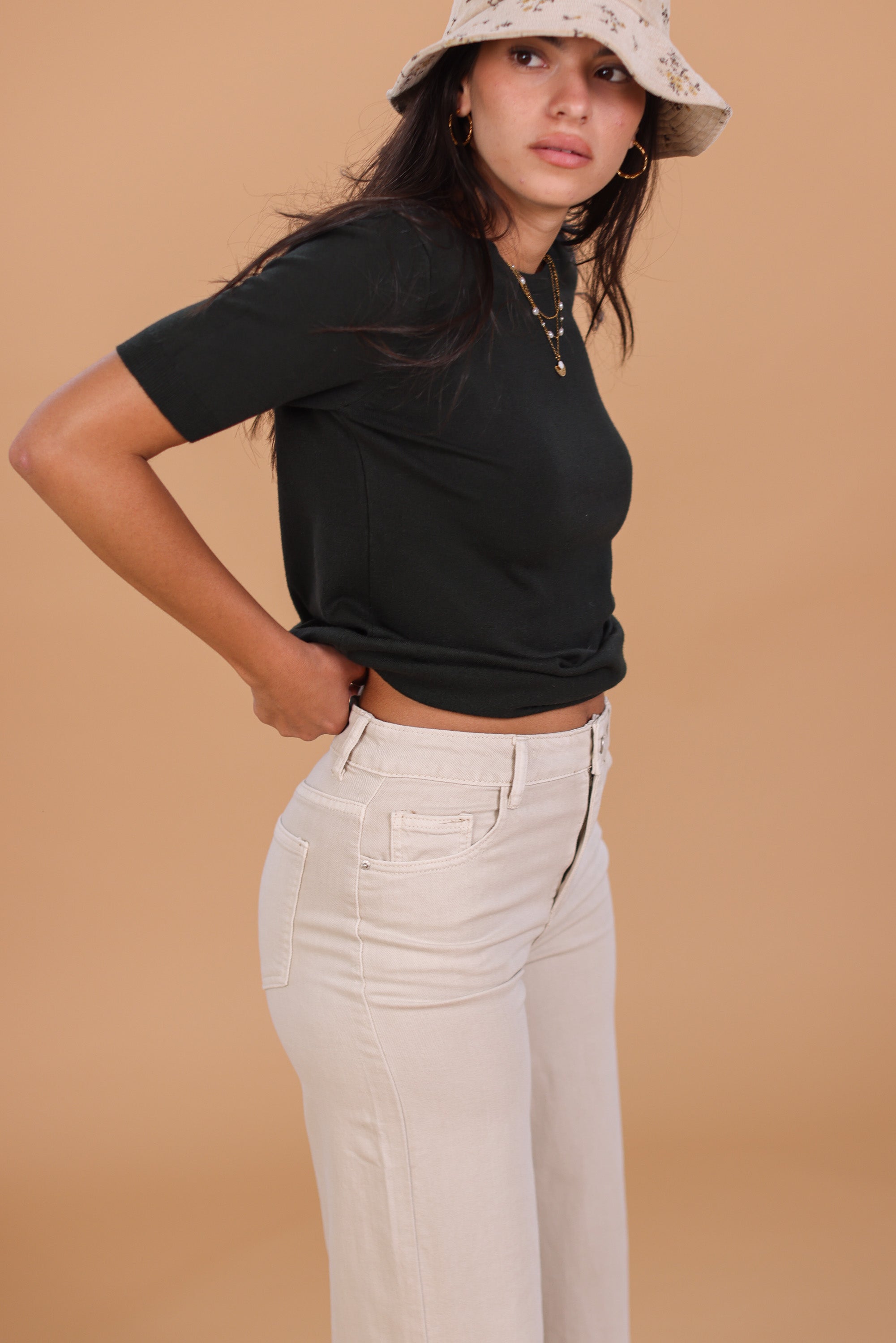 Denim Pants Bethany Cream