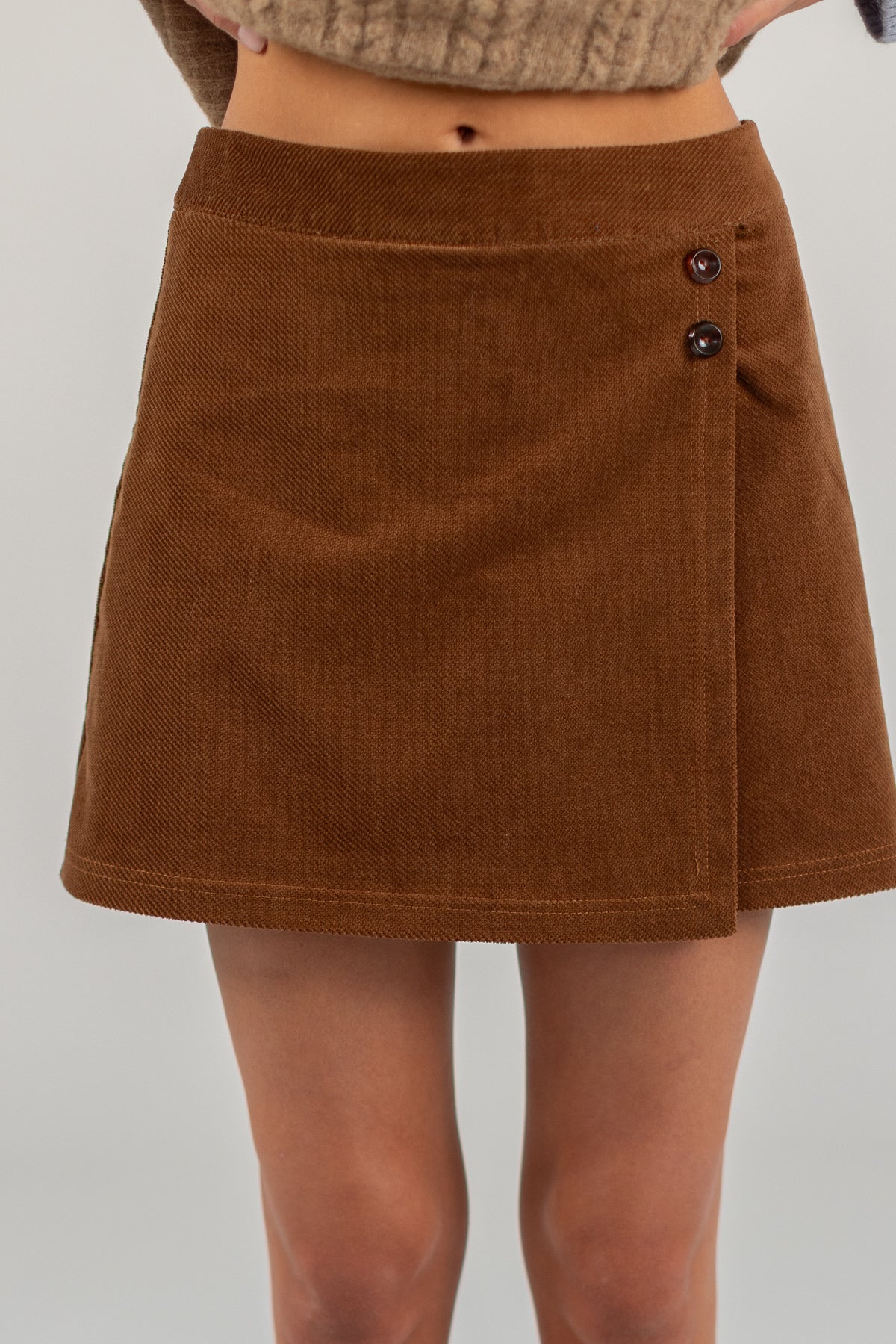 Skirt Deb Brown Twill
