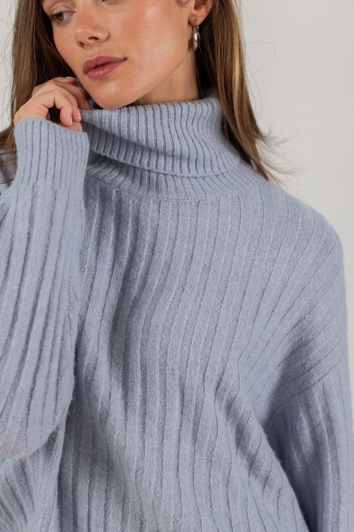 Knit Sweater Ronnie Light Blue