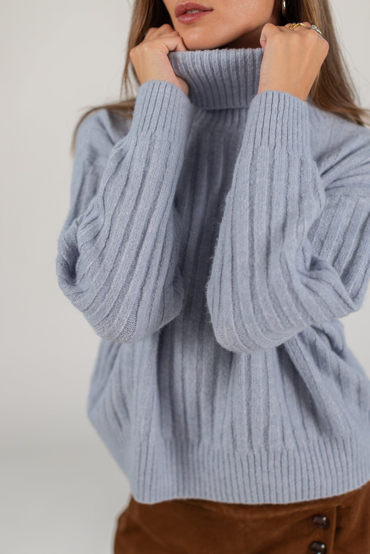 Knit Sweater Ronnie Light Blue