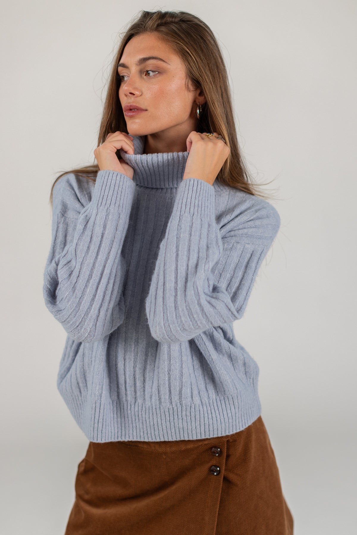Knit Sweater Ronnie Light Blue