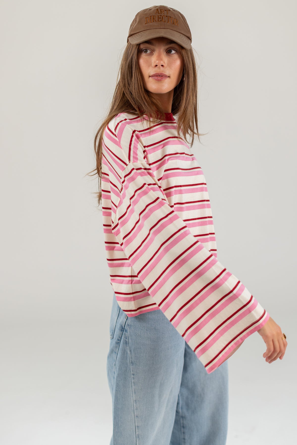 Top Frankie Pink Stripes