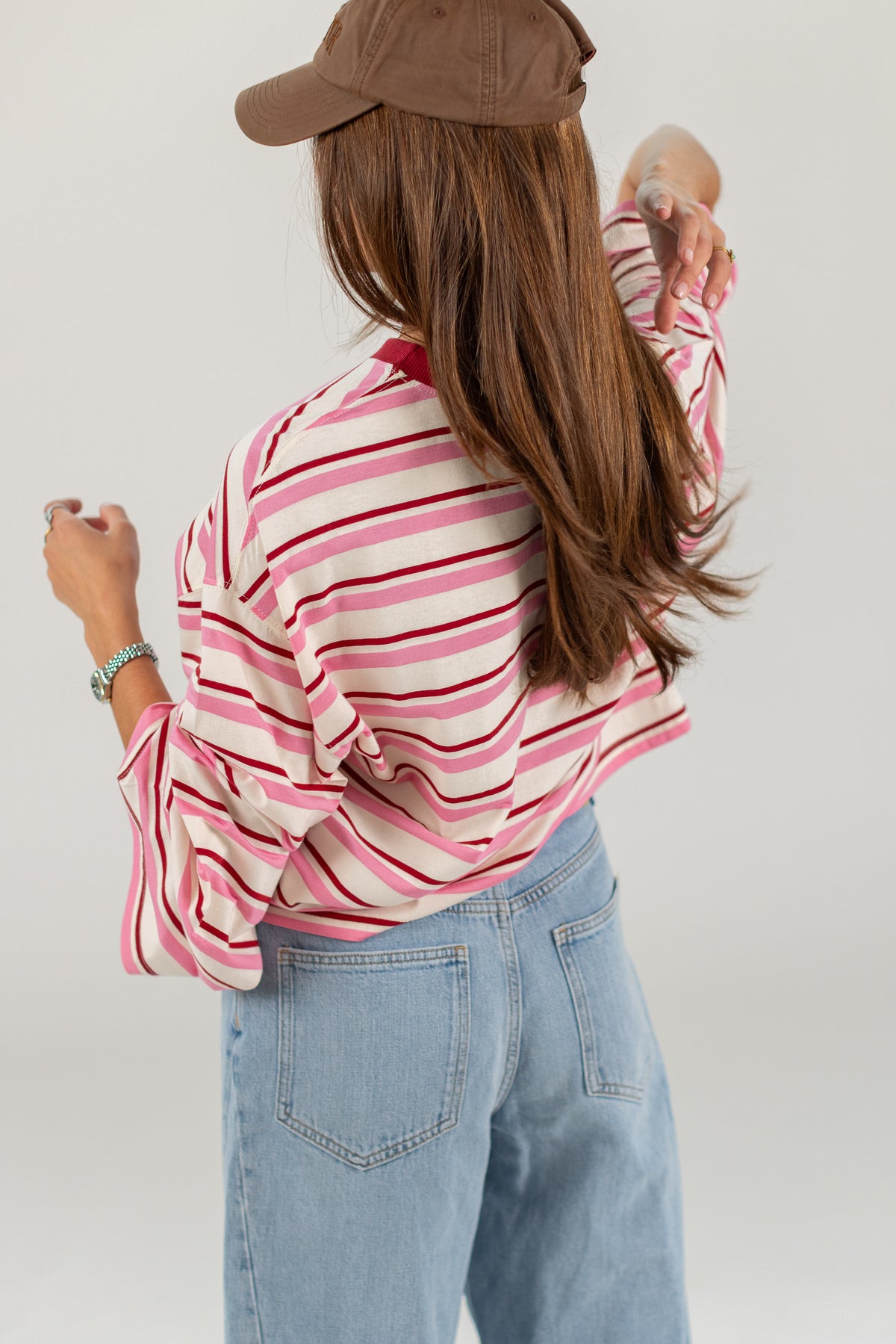 Top Frankie Pink Stripes