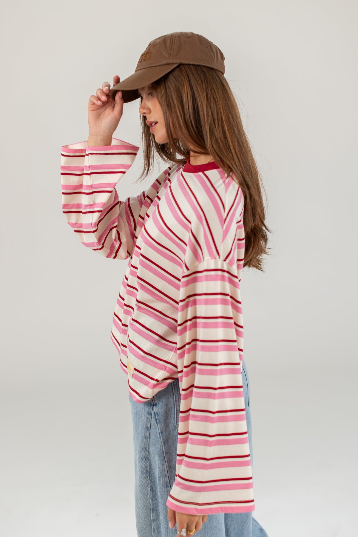 Top Frankie Pink Stripes