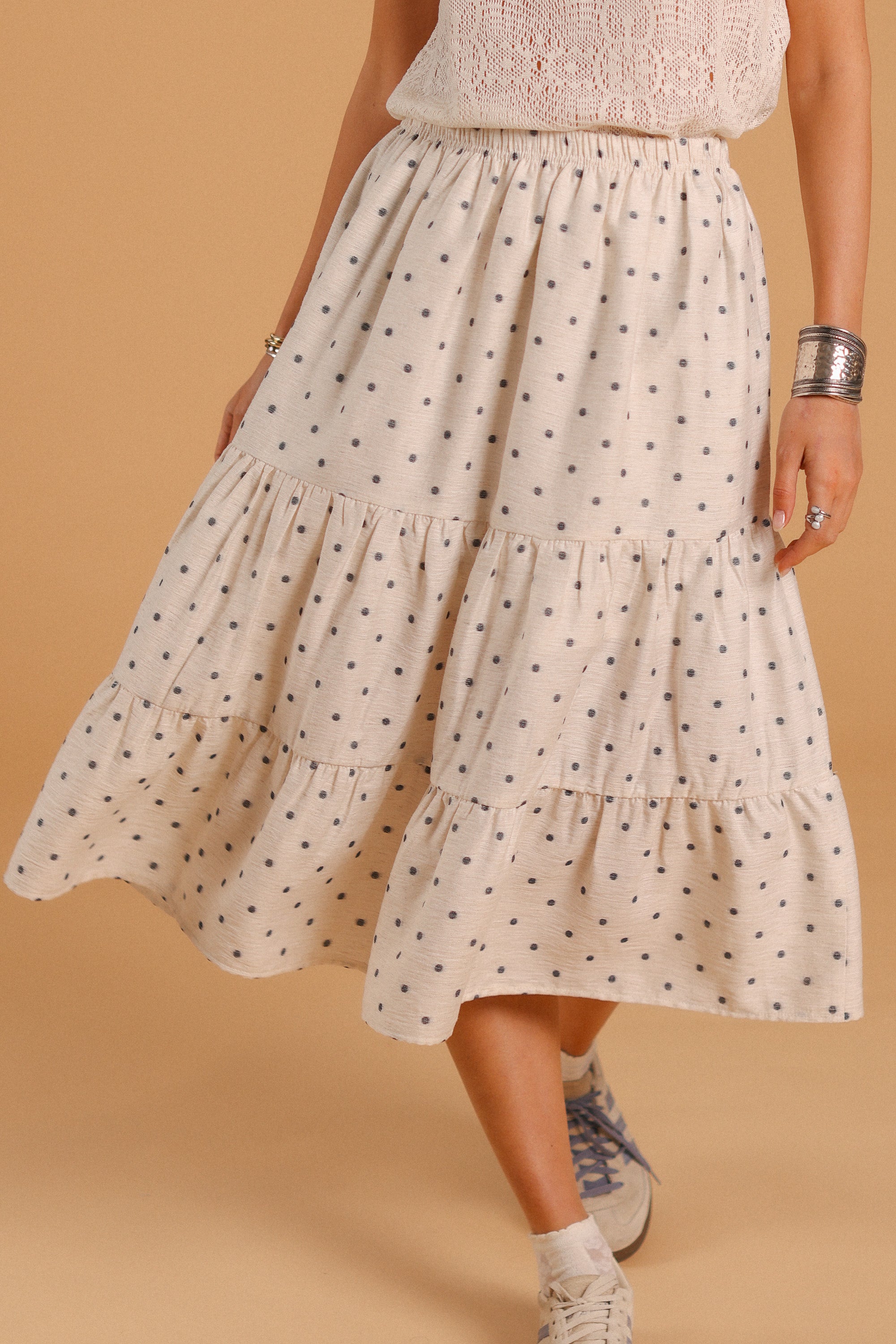 Skirt Martha Blue Polka