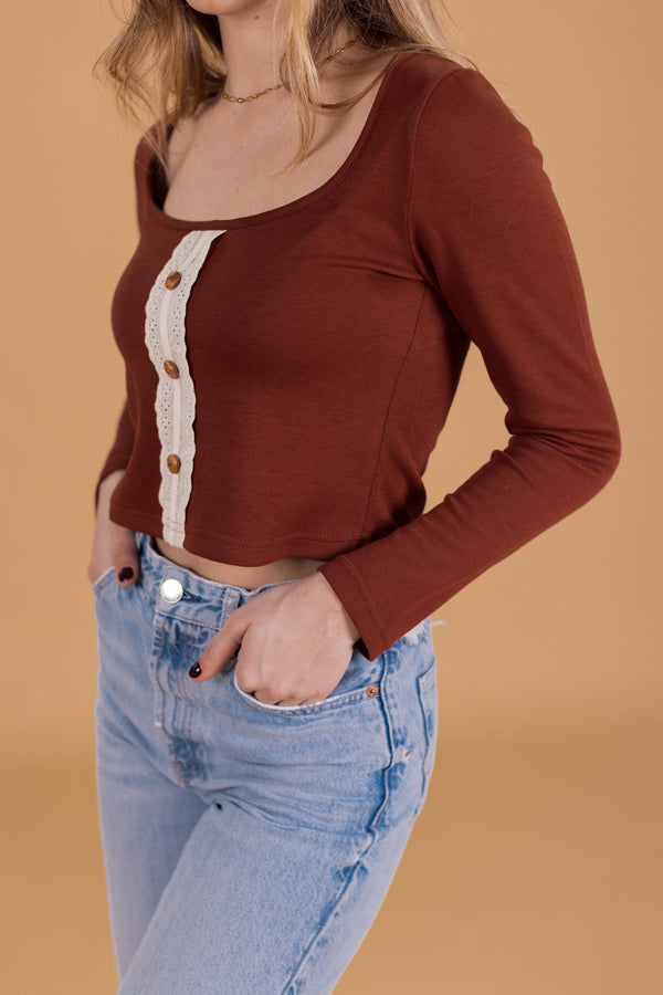 Crop Top Aylin Terracotta