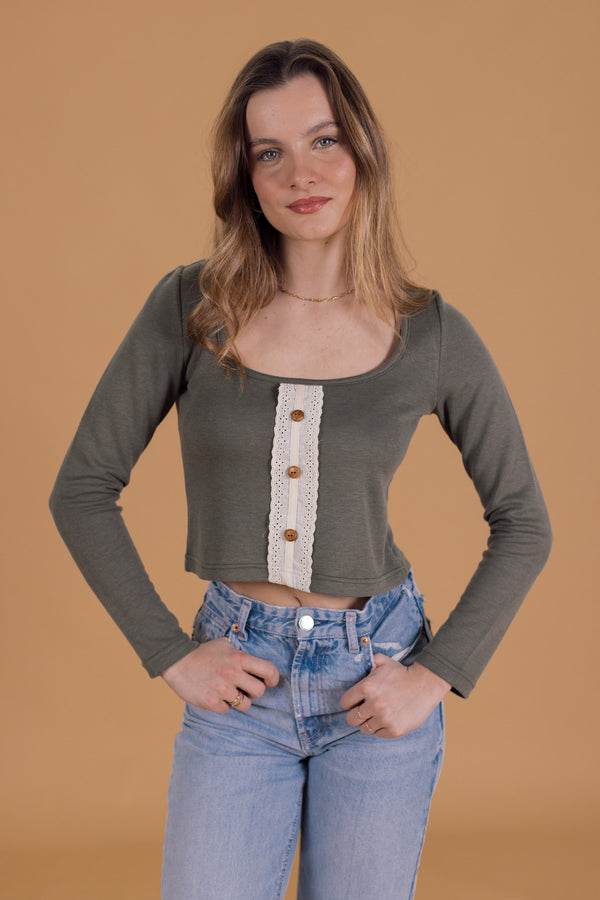 Crop Top Aylin Khaki