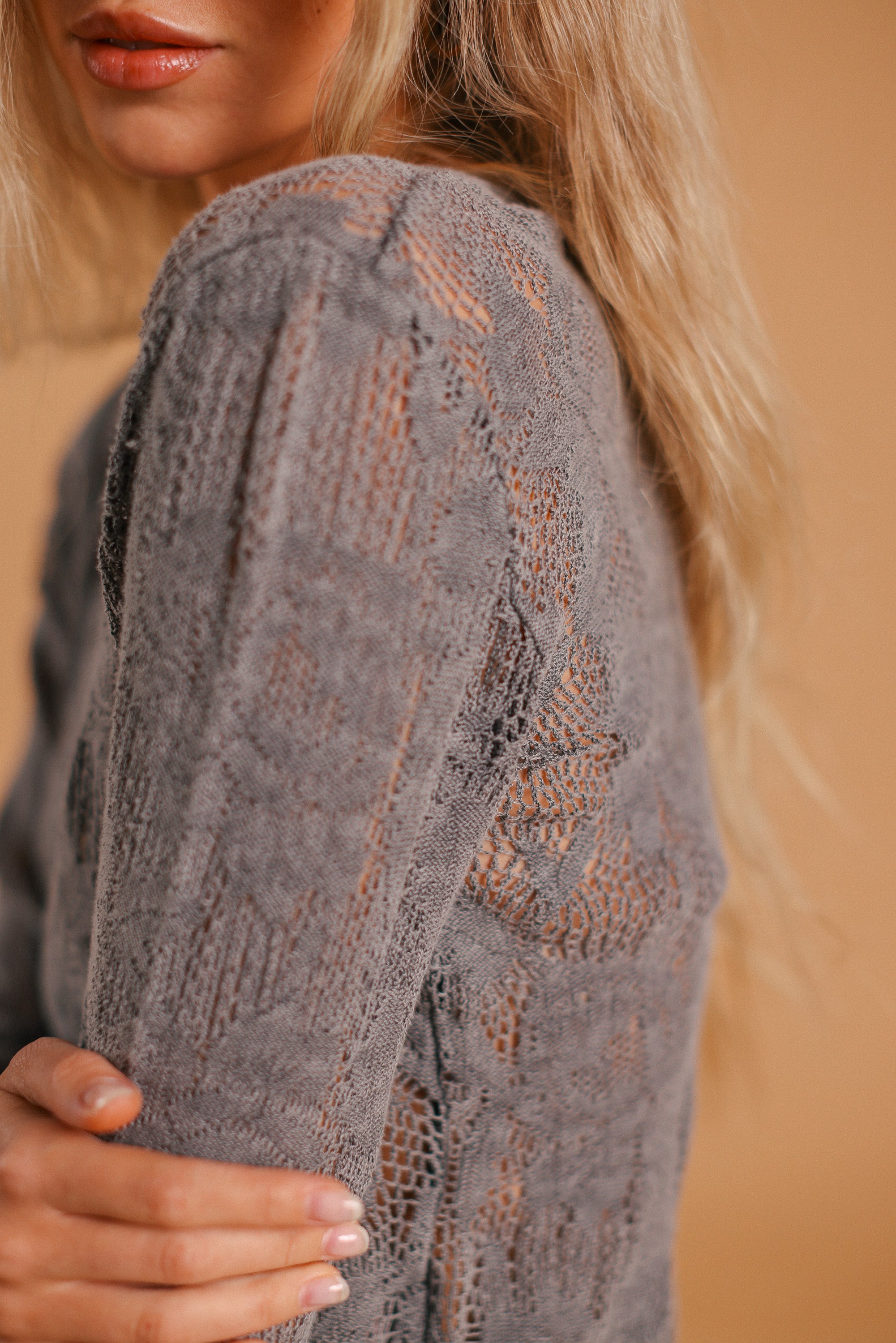 Top Marlena Stonewashed Grey