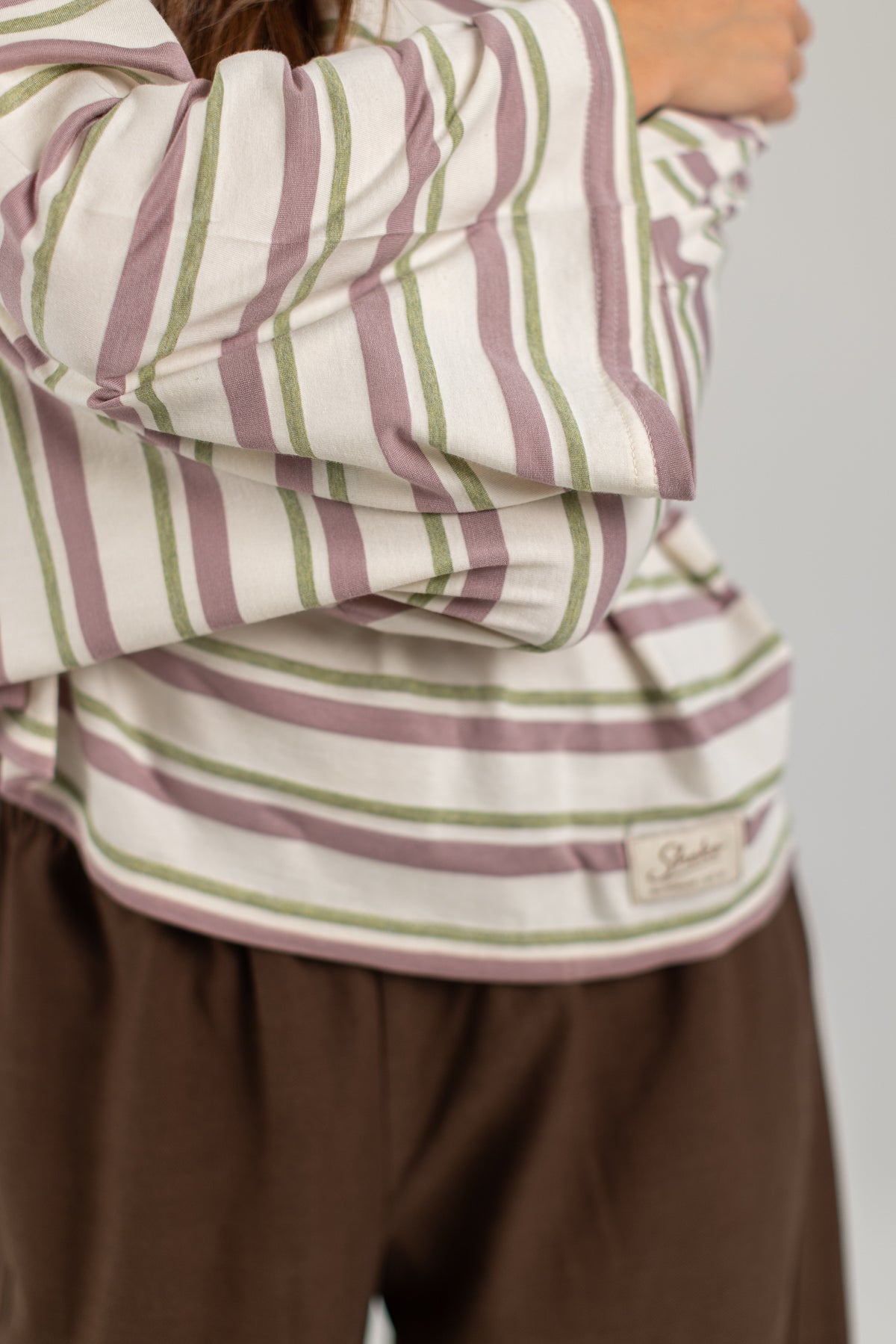 Top Frankie Purple Stripes