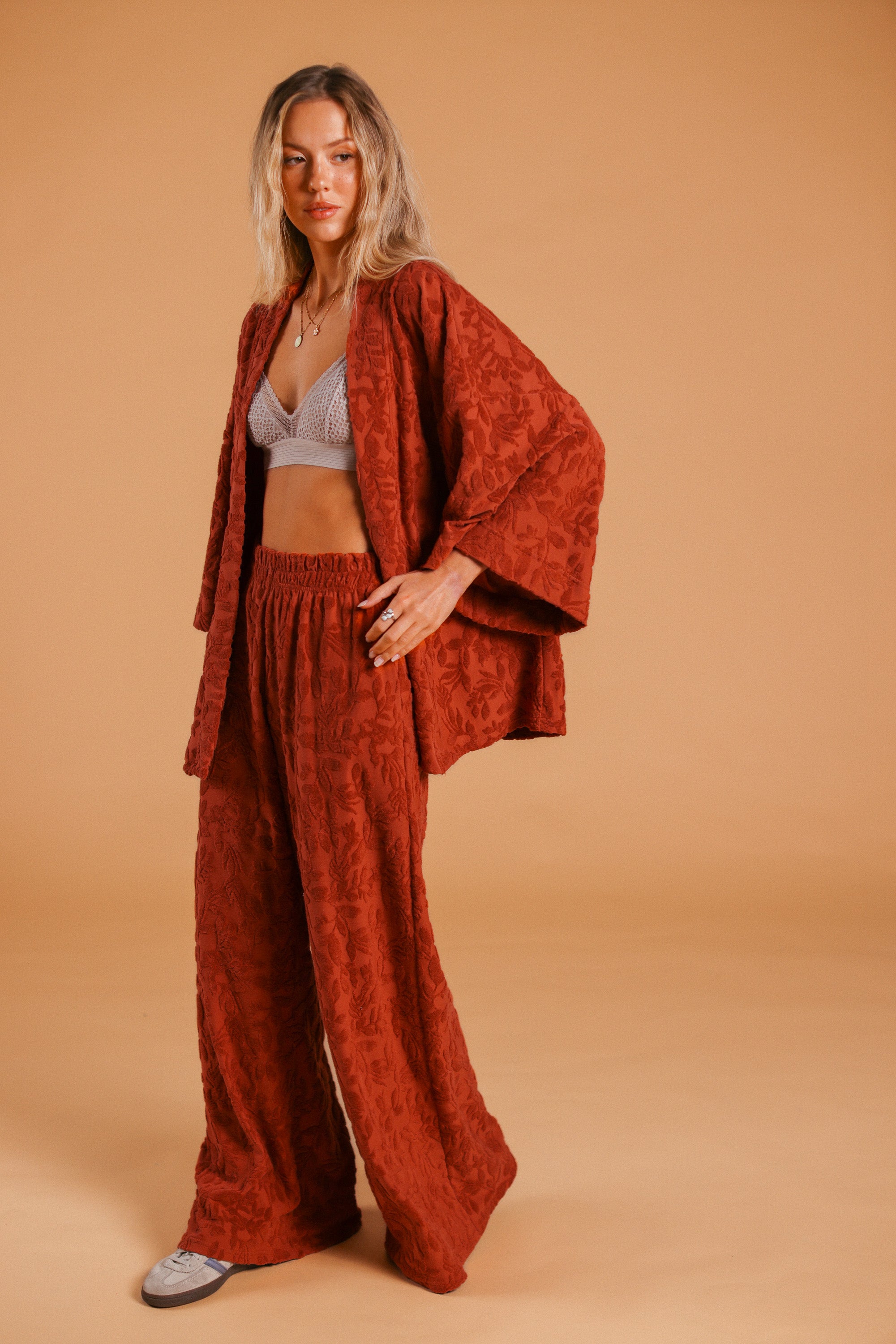 Cardigan Presley Terracotta