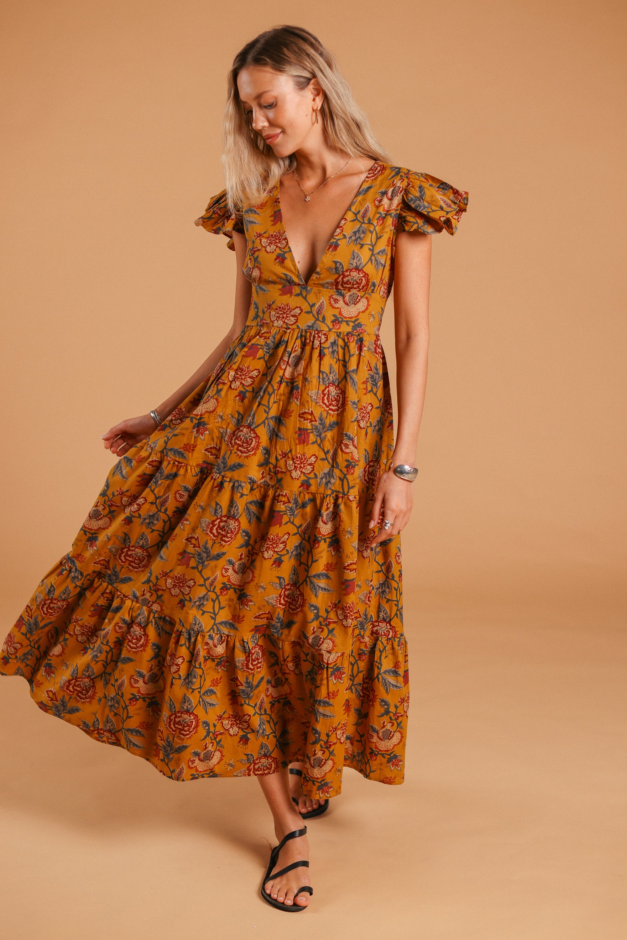 Dress Tati Mustard
