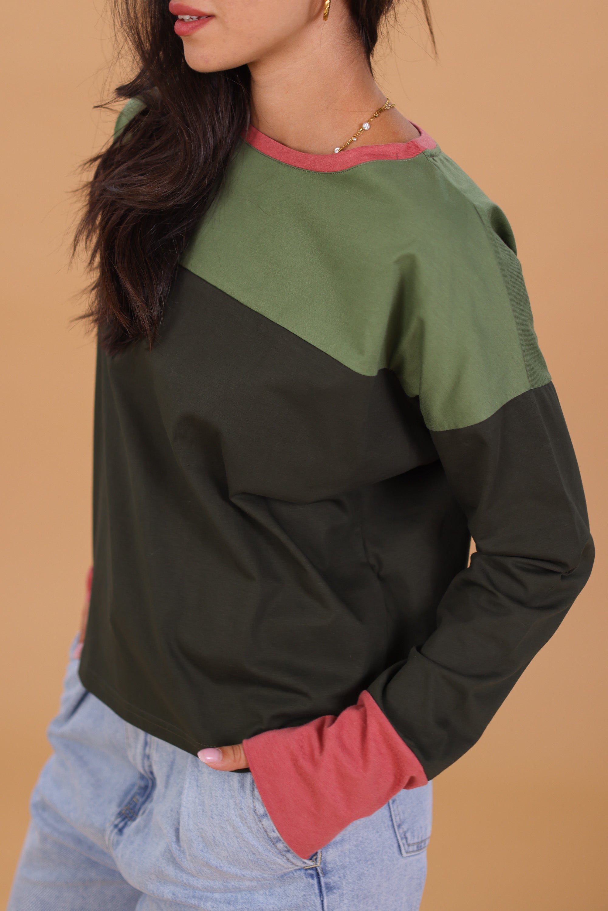 Top Dalianne Green Olive