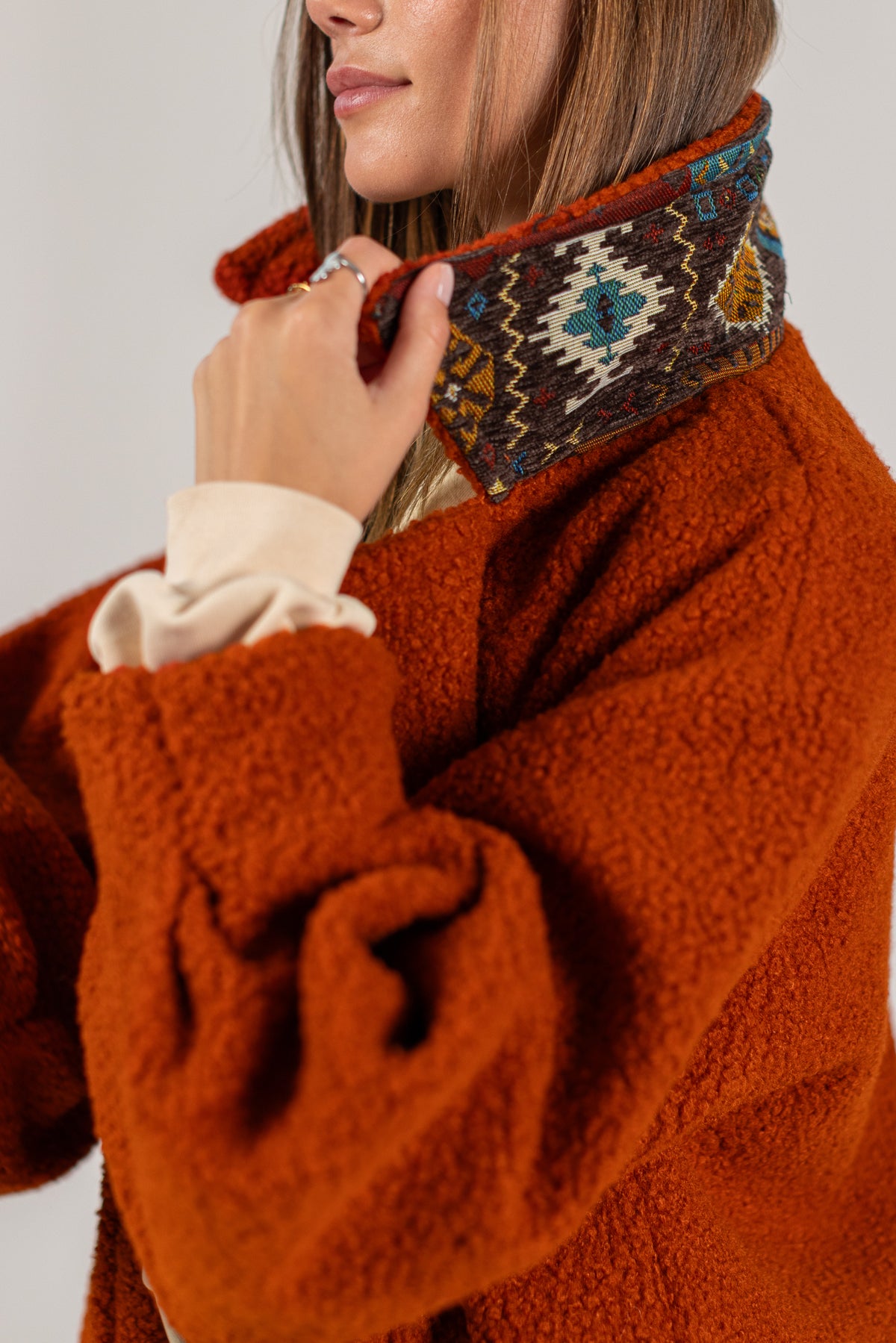 Coat Elaya Orange