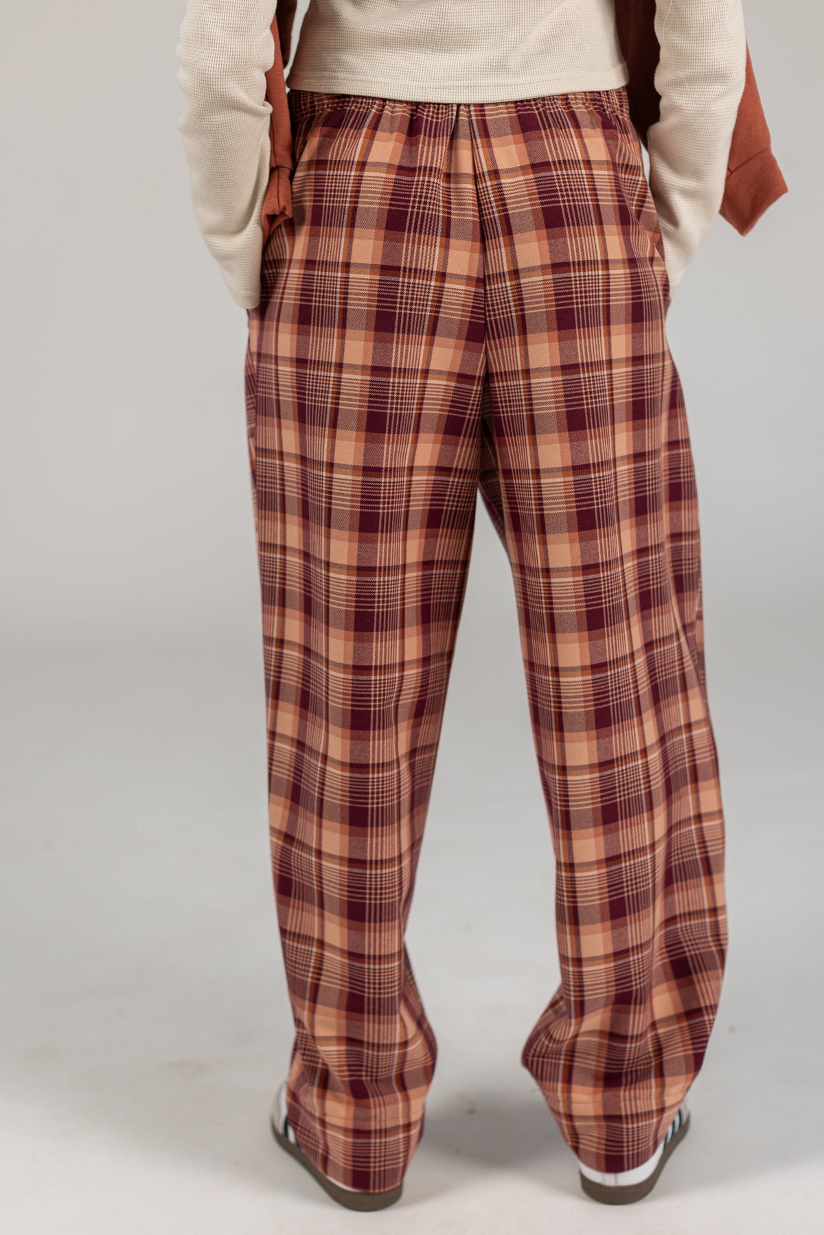 Trousers Seza Salmon Plaid