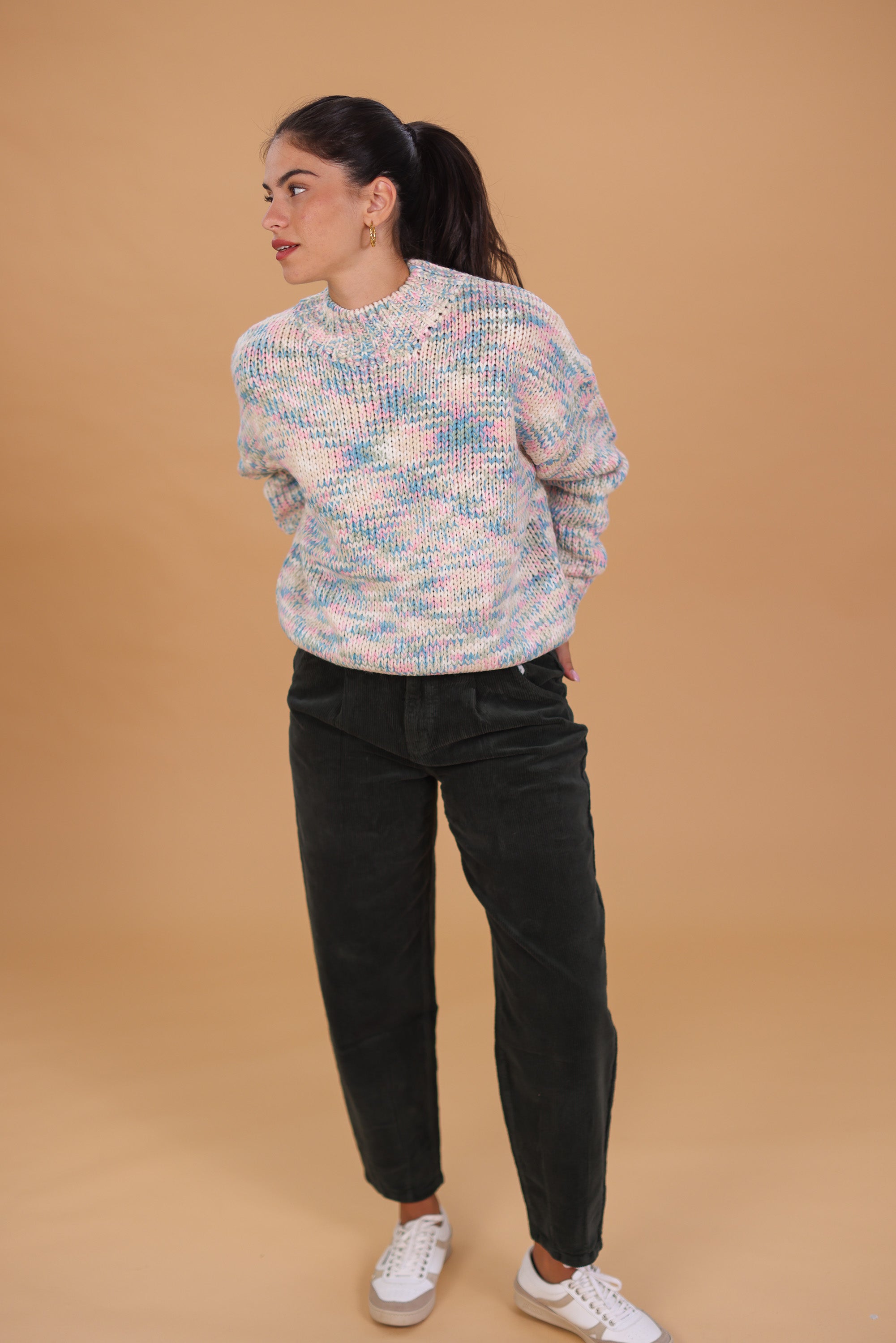 Knit Sweater Dreamy Blue