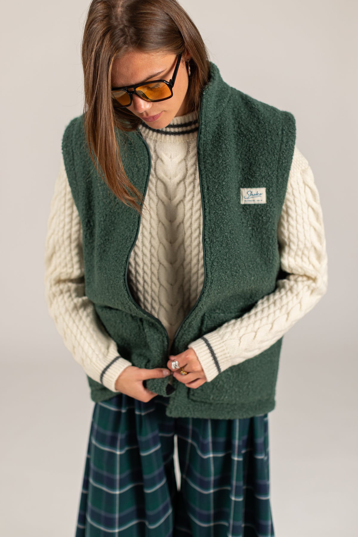 Vest Alena Dark Green