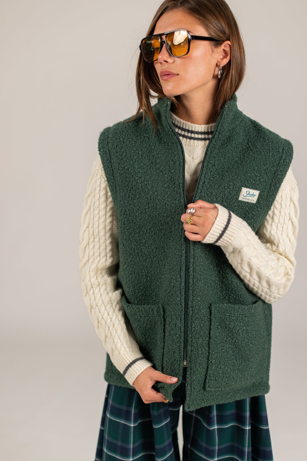 Vest Alena Dark Green